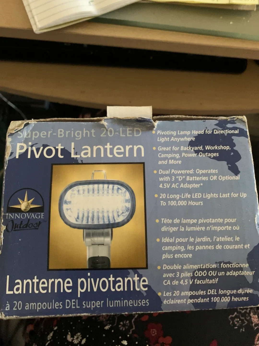 Brand new Super-Bright 20-LED Pivot Lantern image indicator(5)