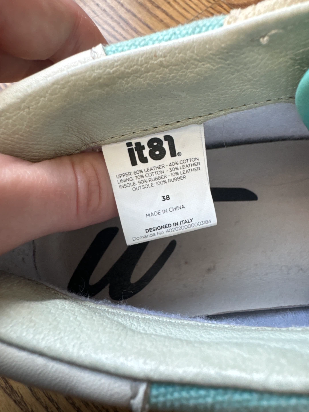 It81 italian leather sneakers - Size 38 - photo 4