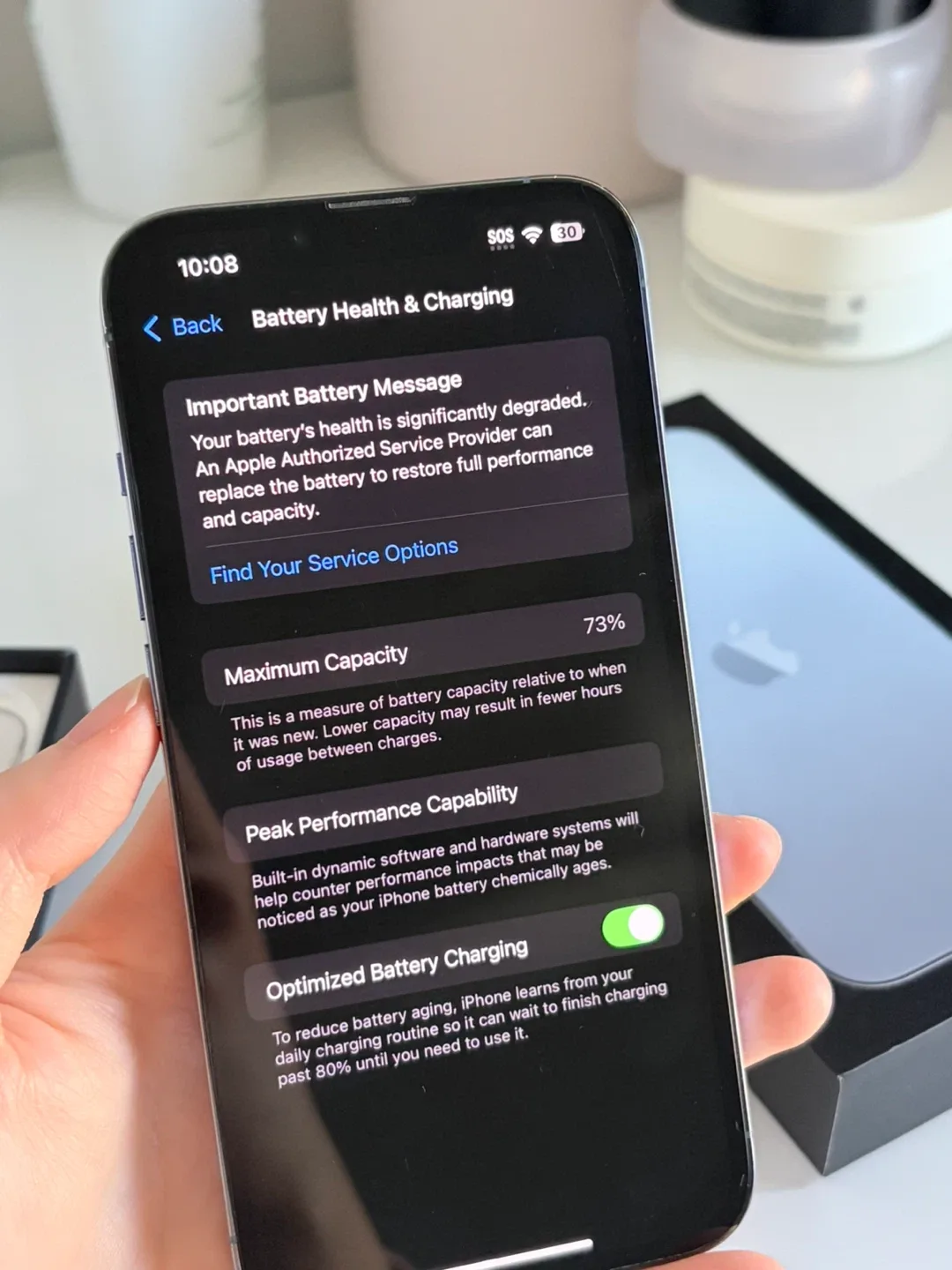 Apple iPhone 13 Pro - Blue - Box Included (unlocked) image indicator(8)