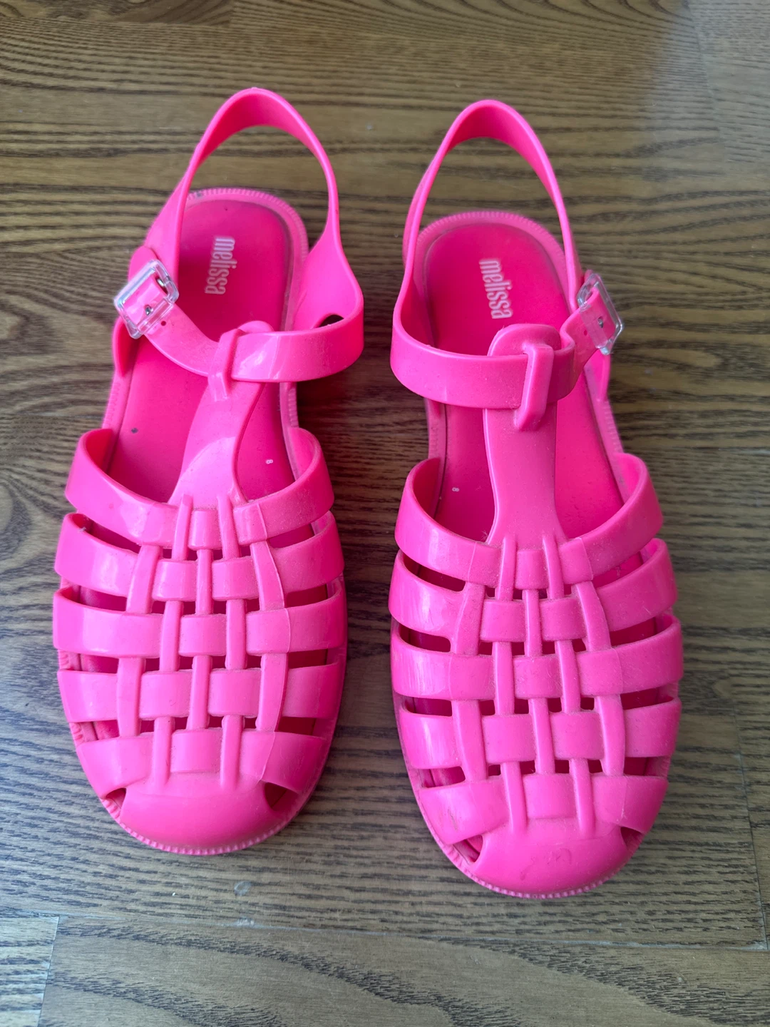Melissa Pink Jelly Sandals - Size 9
