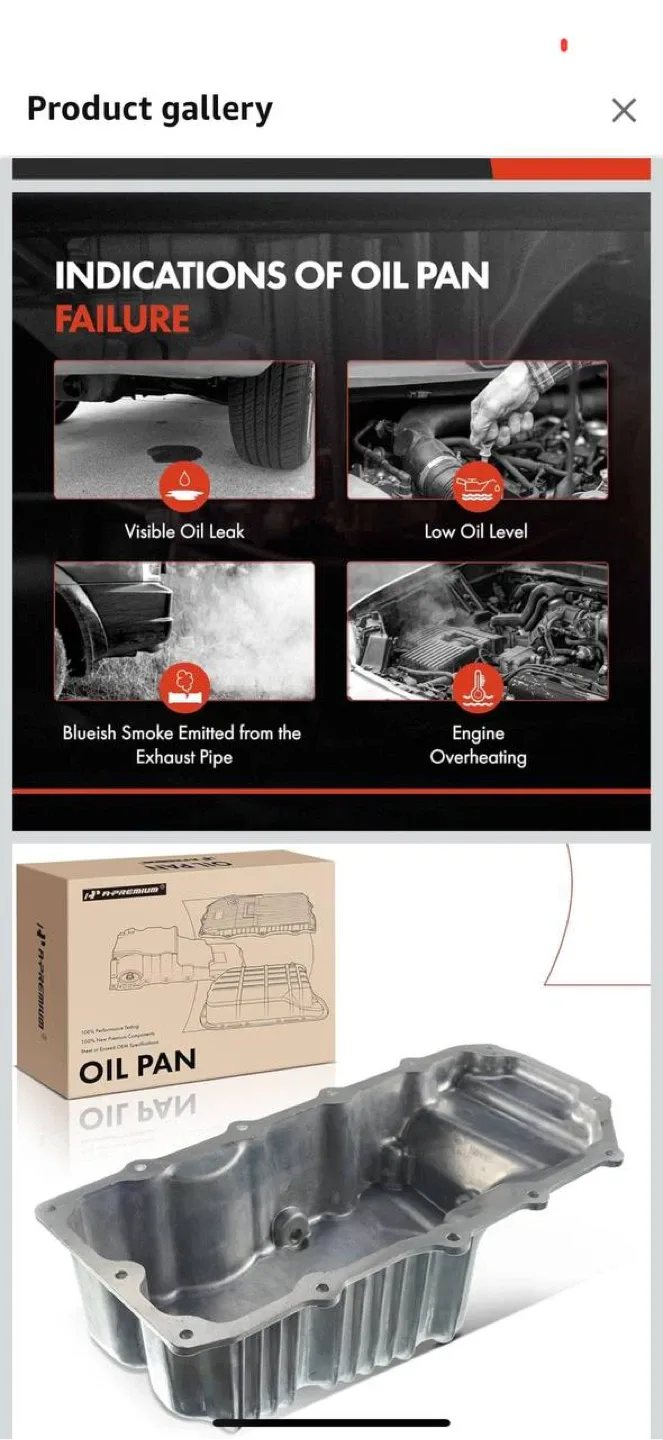 A-Premium Engine Oil Pan Sump with Drain Plug – NEW image indicator(7)