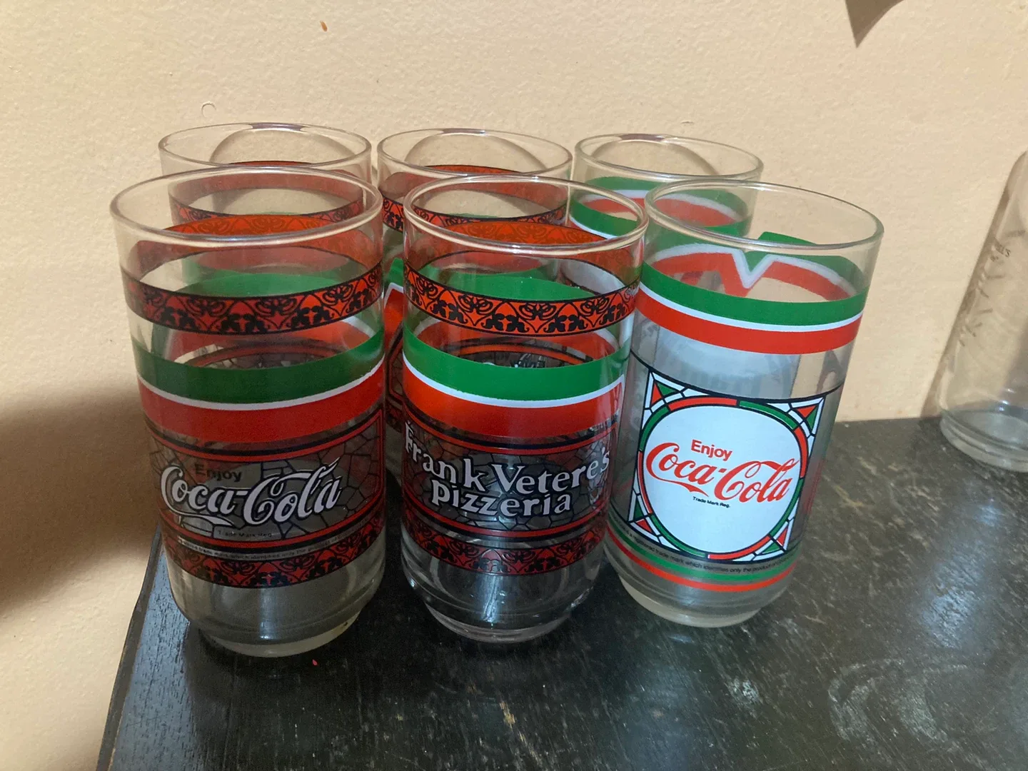 $50 for everything. Vintage Coca-Cola & 7-Up Glasses thumbnail