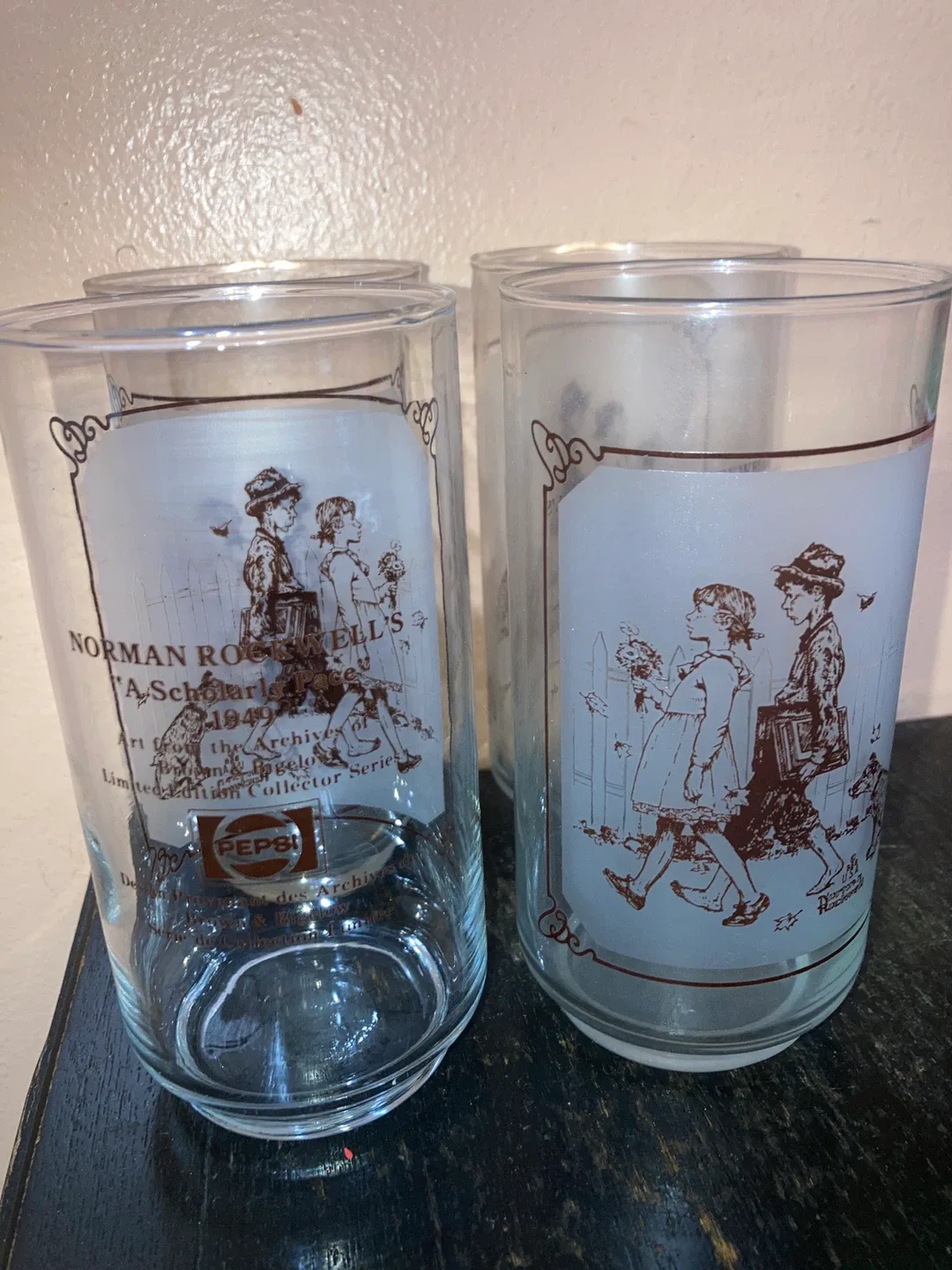 $50 for everything. Vintage Coca-Cola & 7-Up Glasses image indicator(2)