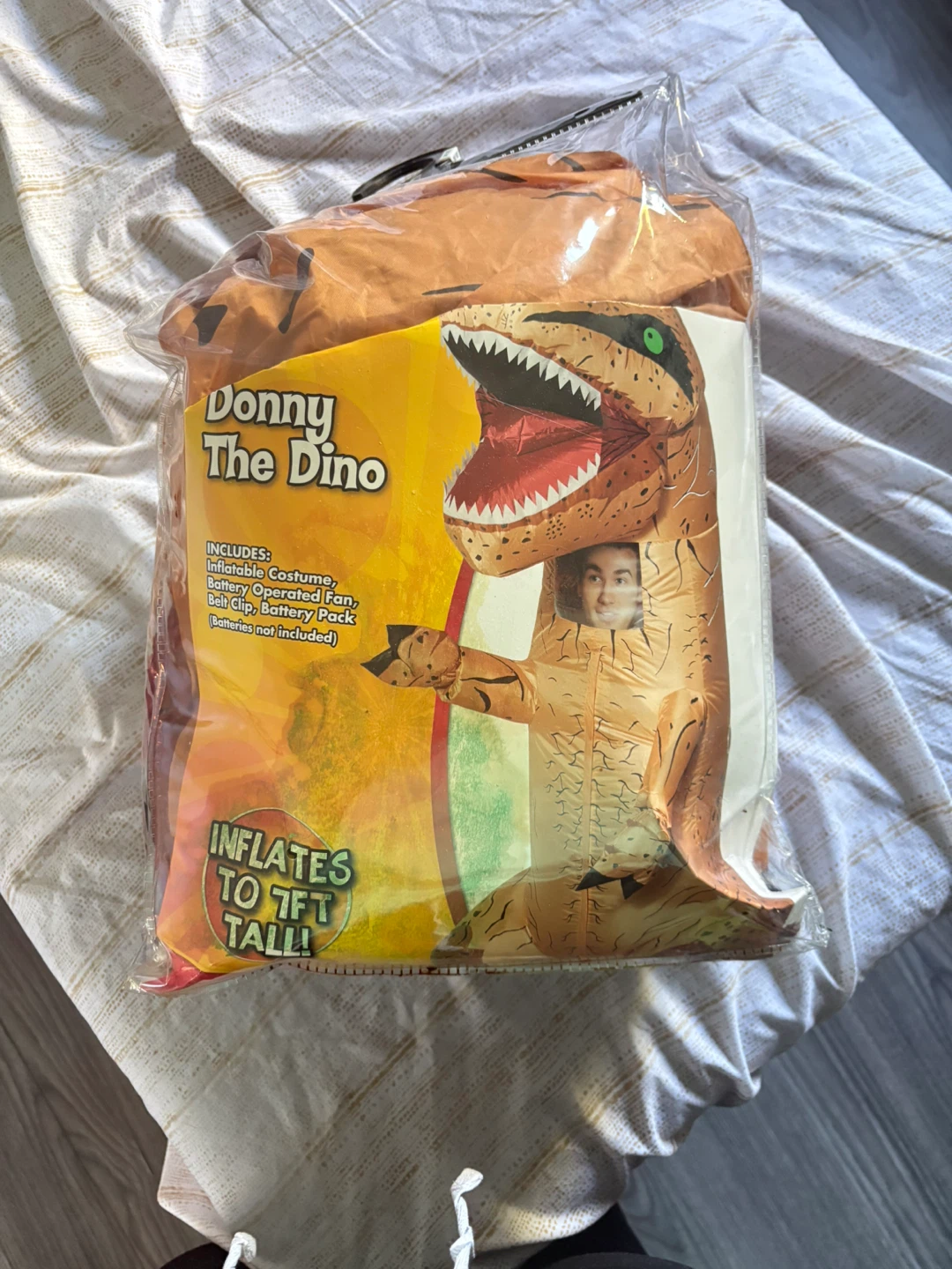 Donny The Dino Inflatable Costume - Fits up to 7ft Tall
