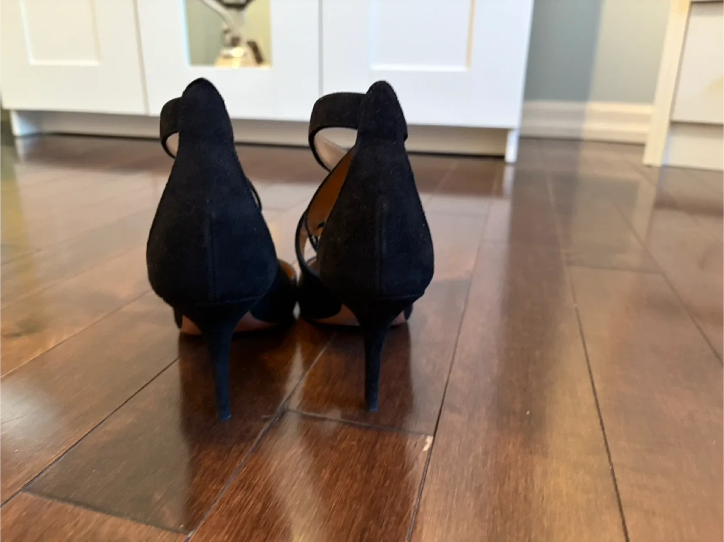Aquazzura Black Suede Heels image indicator(3)