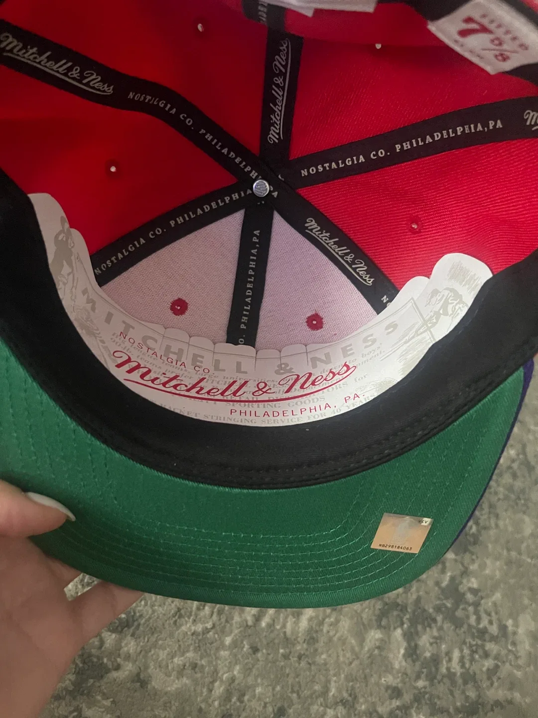 Mitchell & Ness Raptors Hat - Size 7 5/8 image indicator(4)