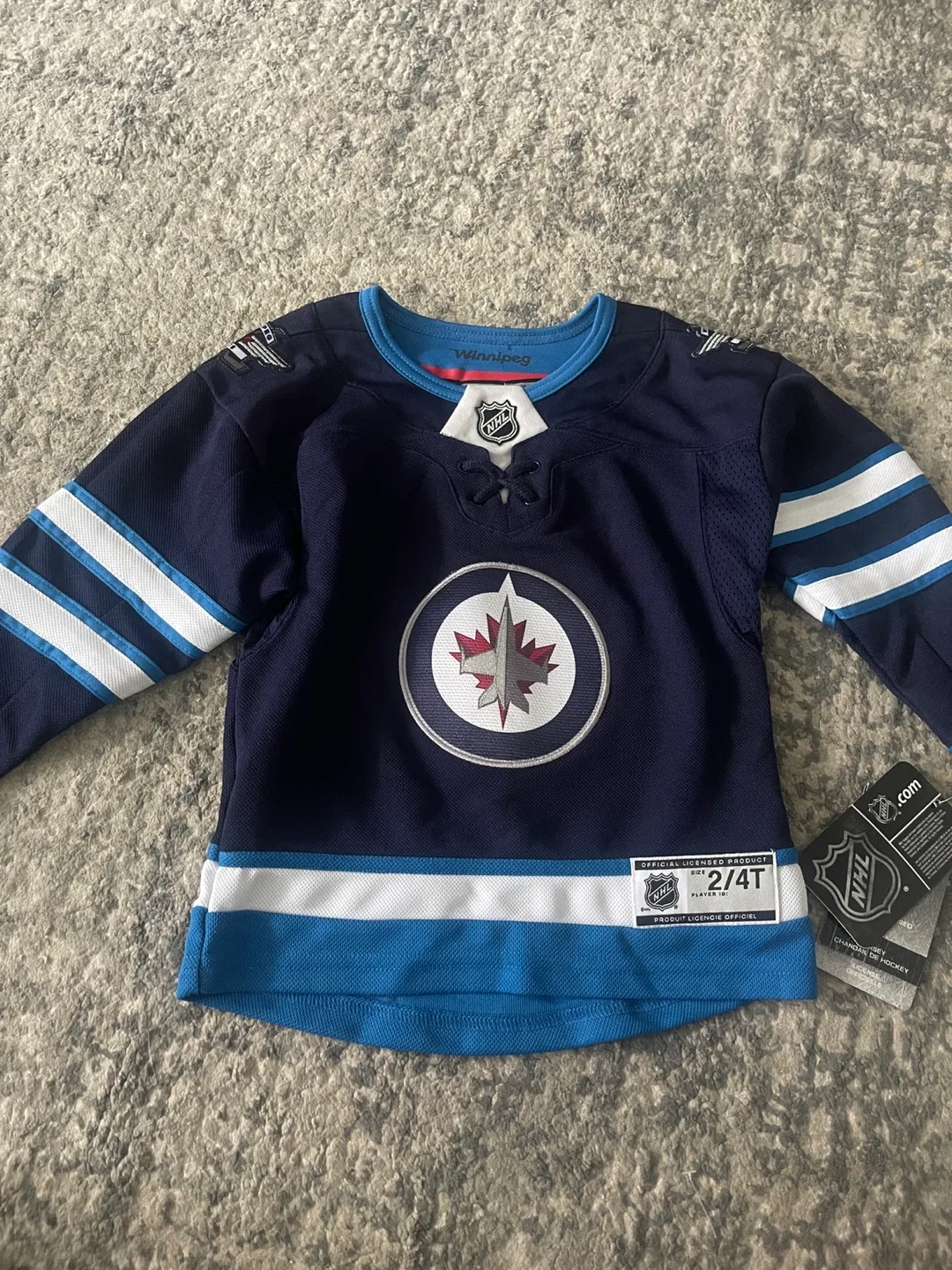 Winnipeg Jets Laine Jersey - Size 2/4T thumbnail