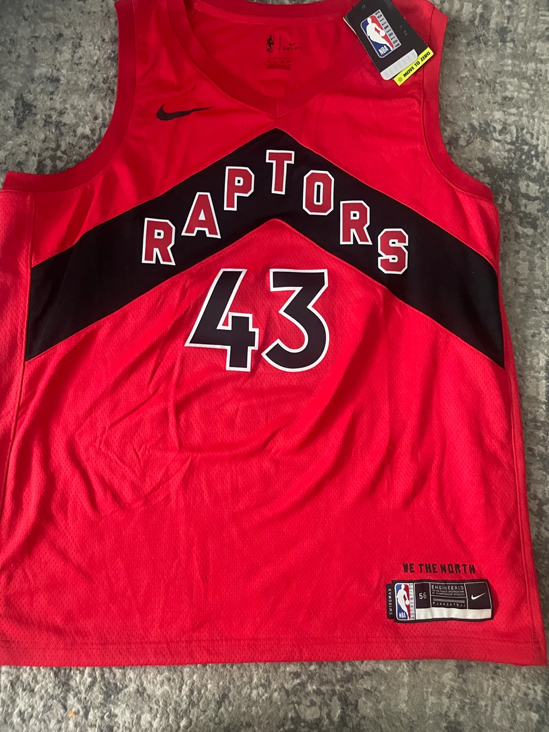 New Nike Raptors Siakam #43 Jersey - XXL