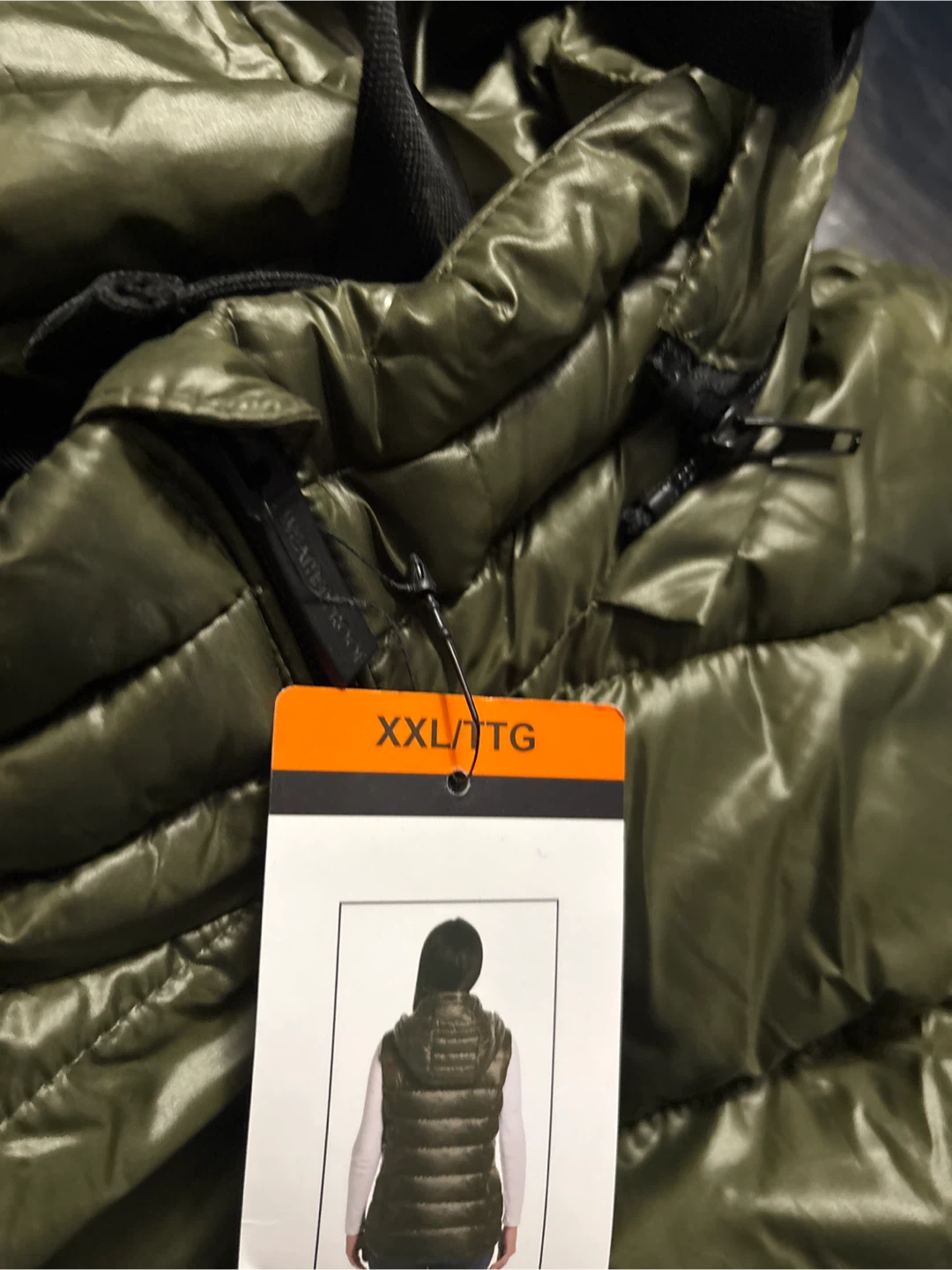 Weatherproof XXL/TTG Olive Green Puffer Vest - New - photo 3