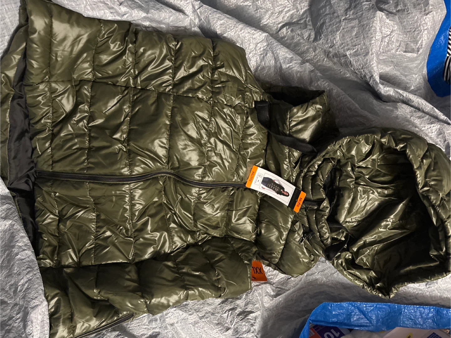 Weatherproof XXL/TTG Olive Green Puffer Vest - New