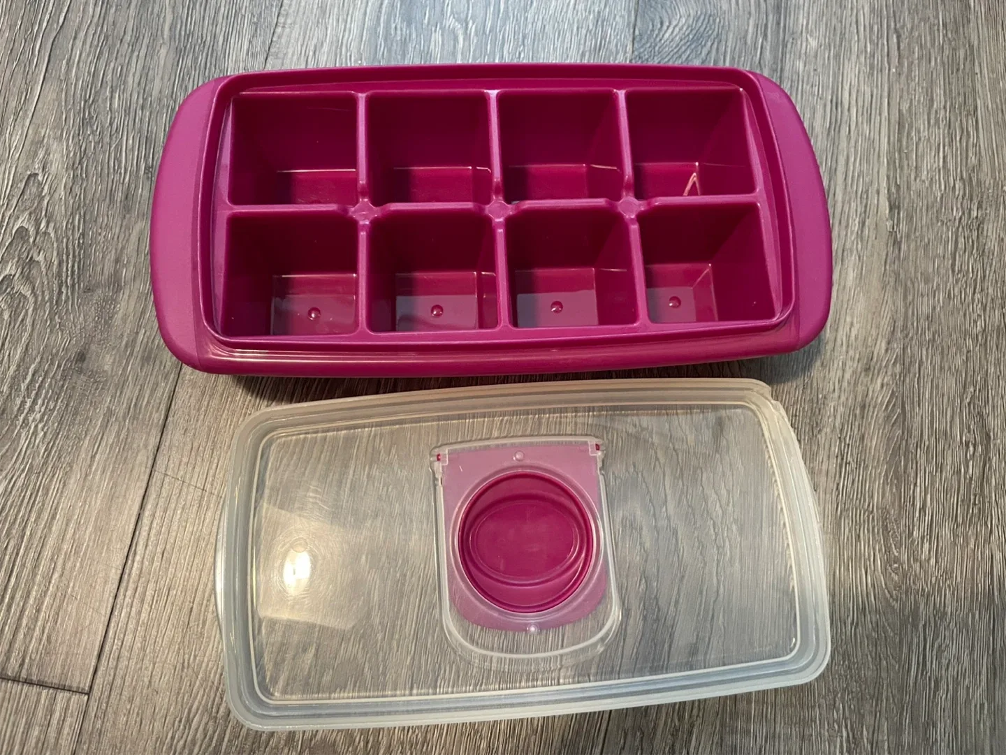 joie Ice Cube Tray with Lid - Pink image indicator(2)