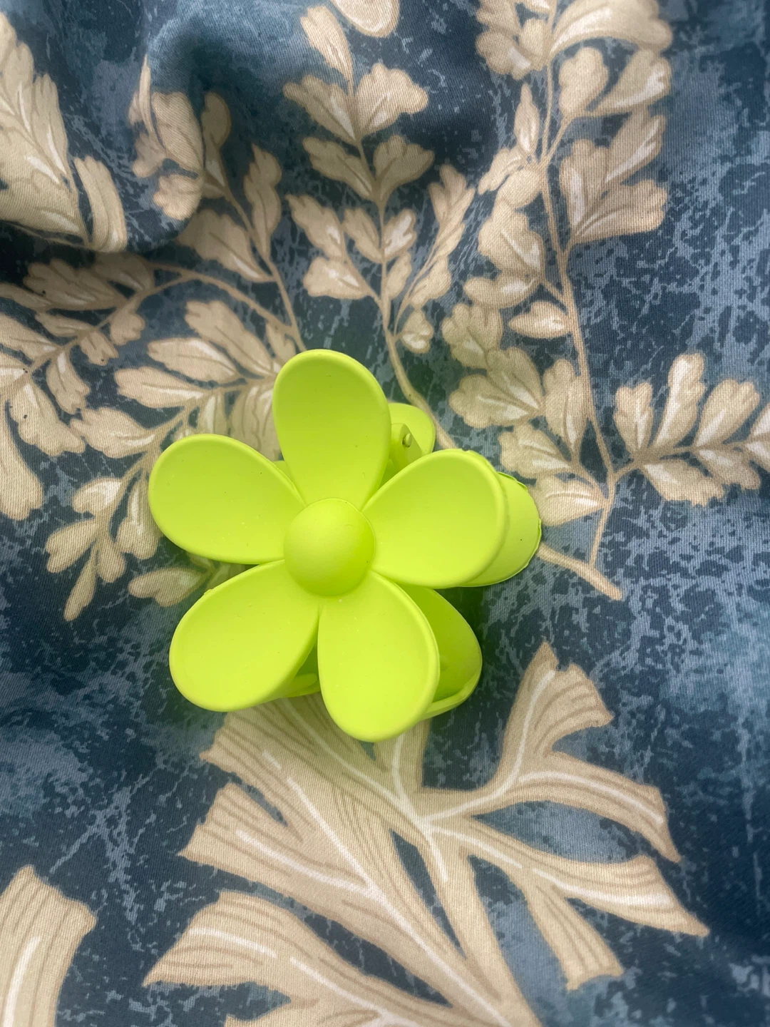 Cute Flower Hair Clip - Green