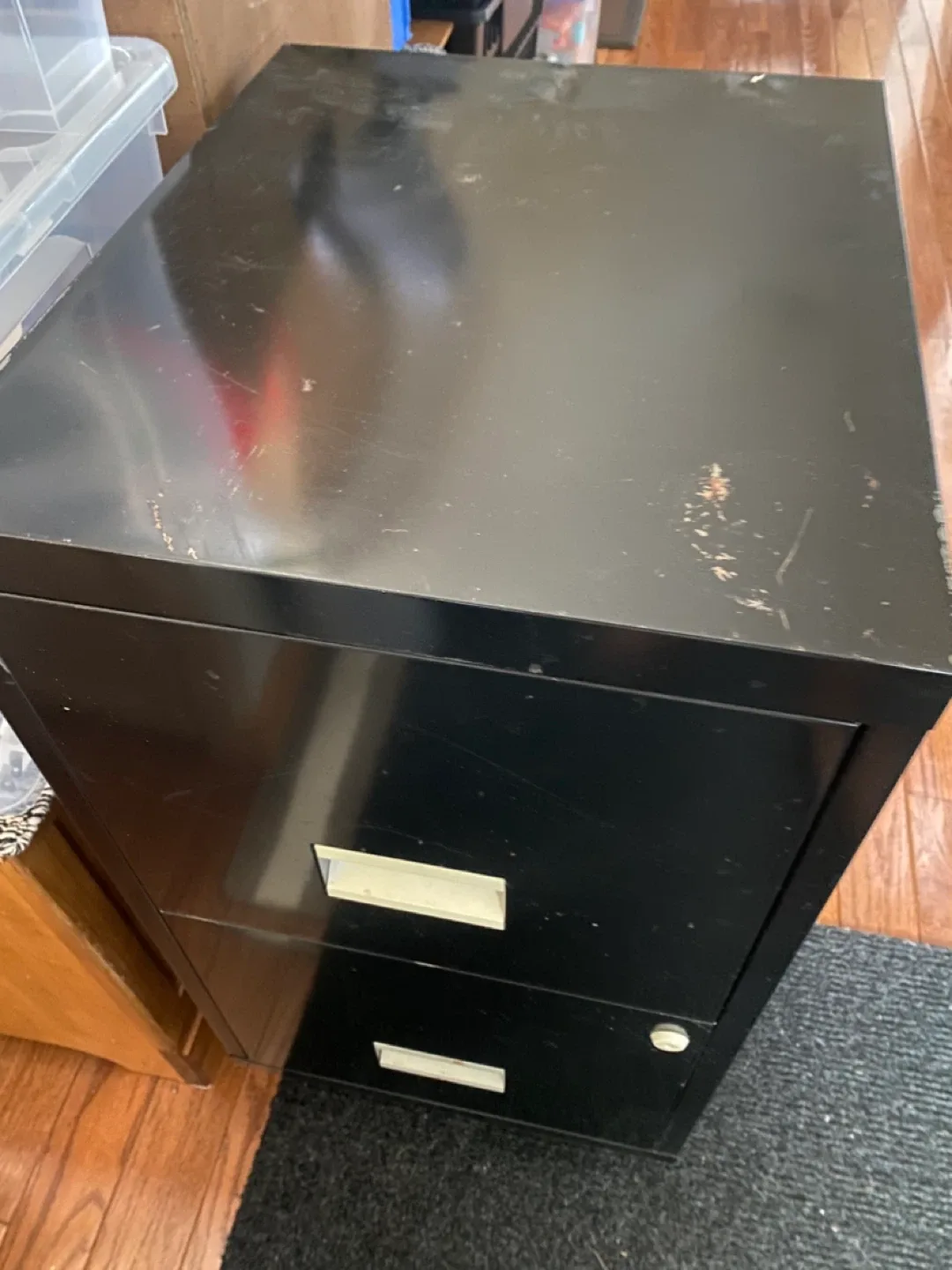 Black 2-Drawer Filing Cabinet image indicator(2)