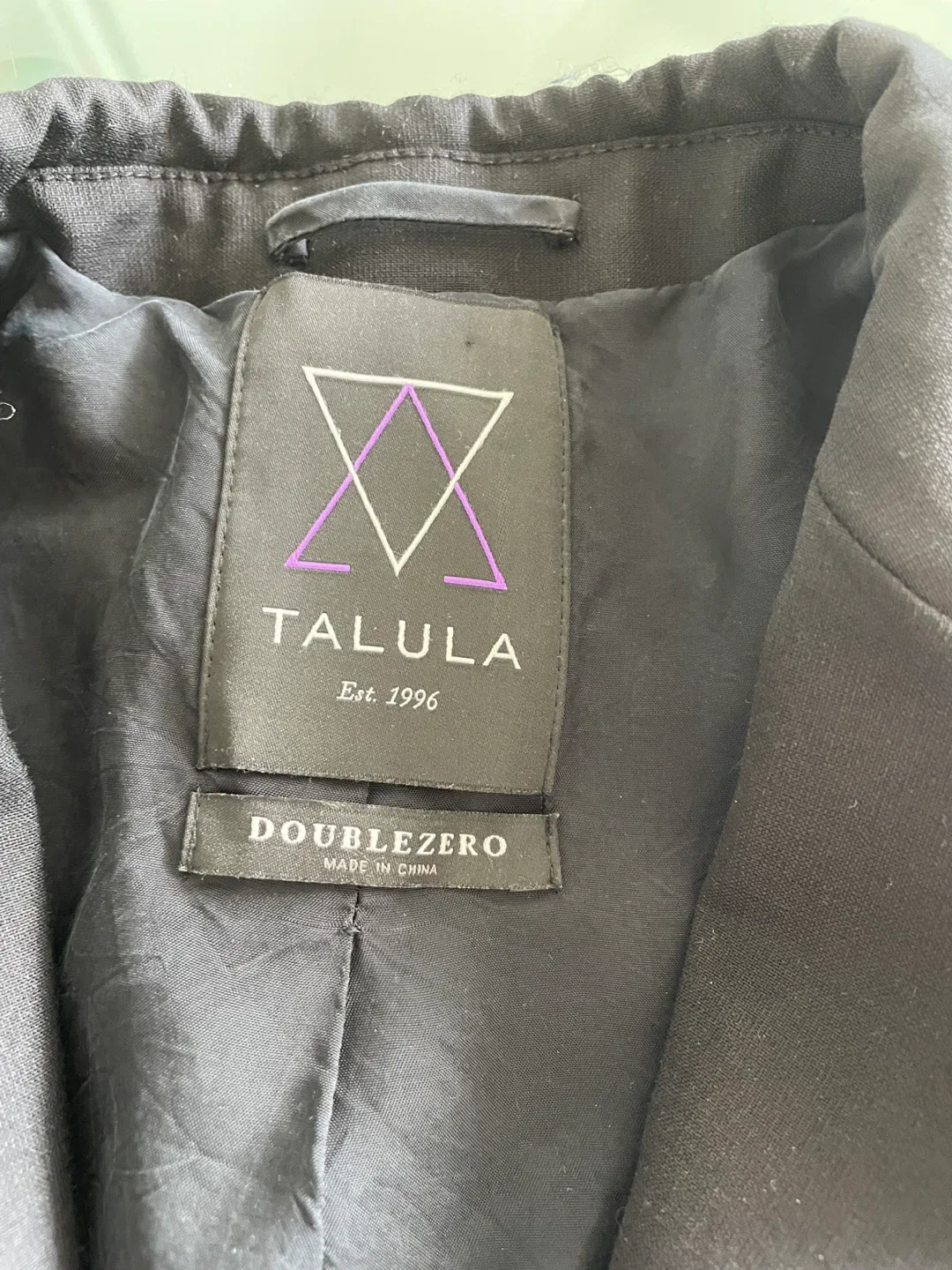 Talula Doublezero Black Blazer image indicator(3)