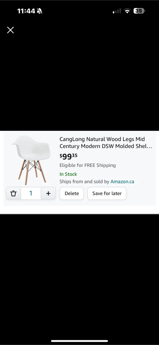 CangLong Modern DSW Molded Shell Chair - photo 2