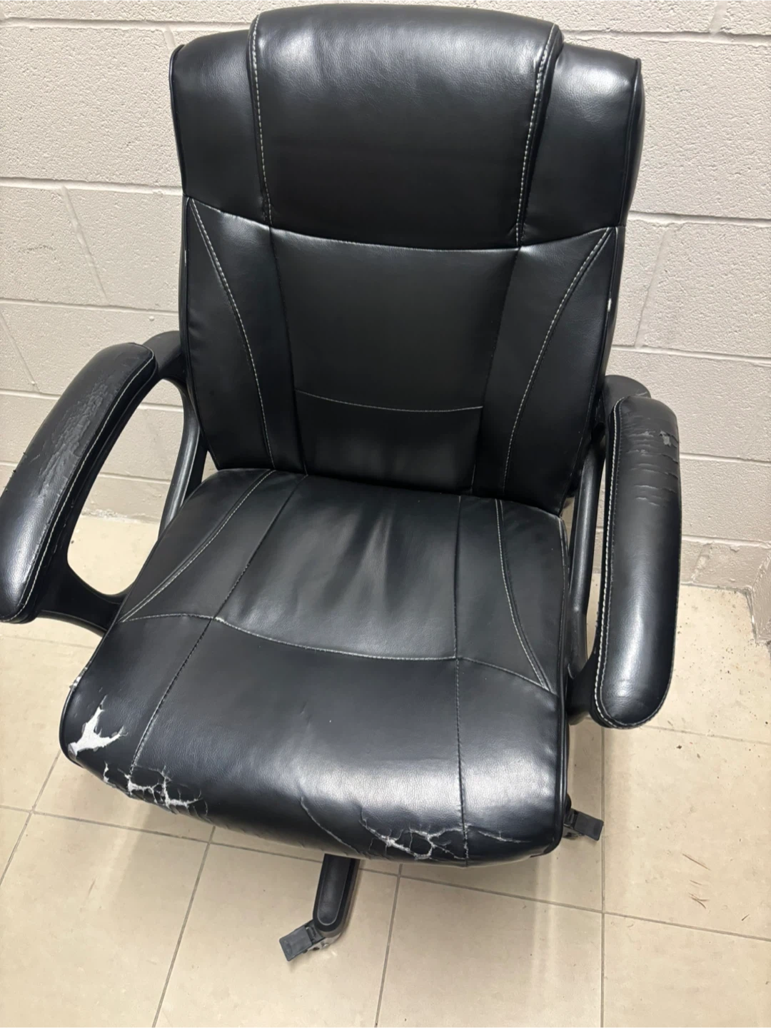 Black Office Chair - Some Wear