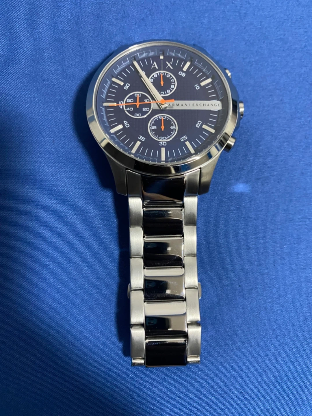 Armani Exchange AX2101 Men's Watch - Silver/Blue - photo 2
