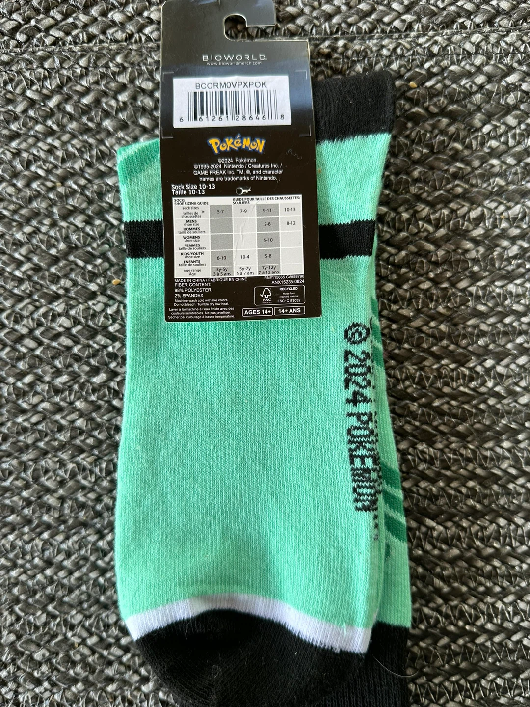 New Pokémon Socks - Size 8-12 - photo 4