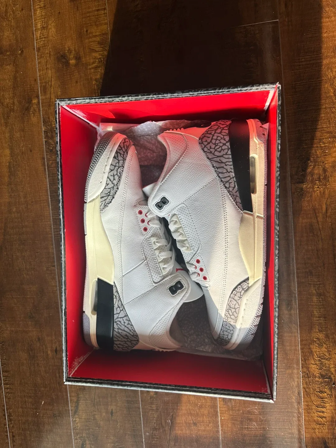Nike Air Jordan 3 Retro 'White Cement Reimagined' (Size 11) thumbnail