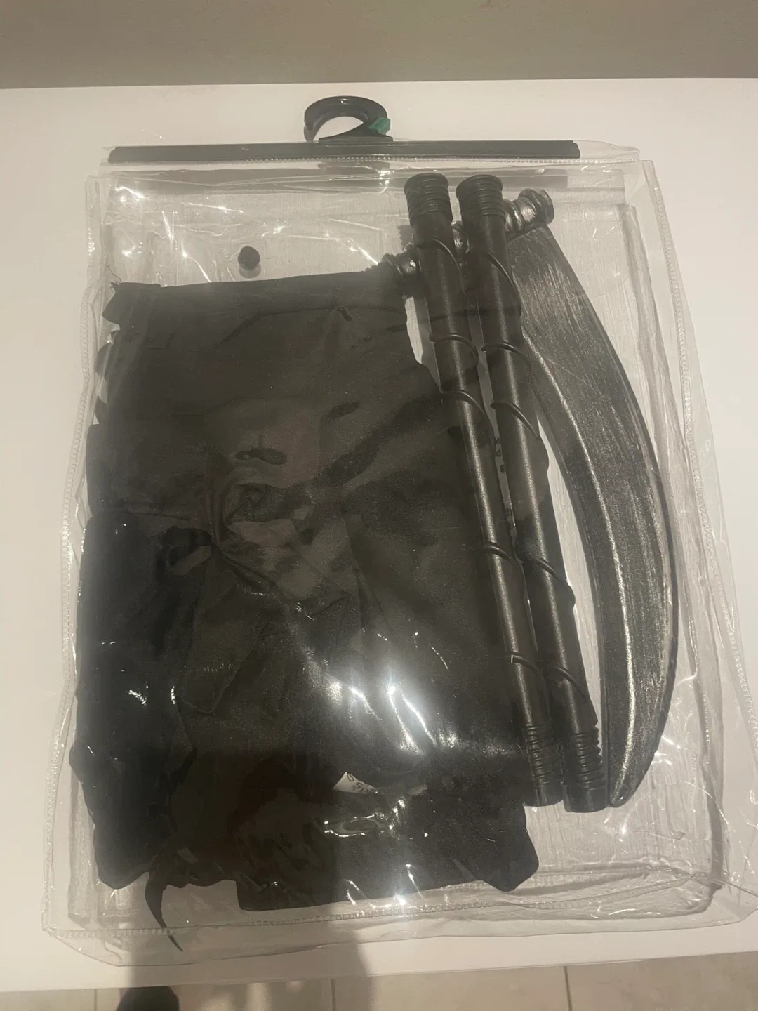 Grim Reaper Costume - Includes Scythe and Gloves image indicator(8)