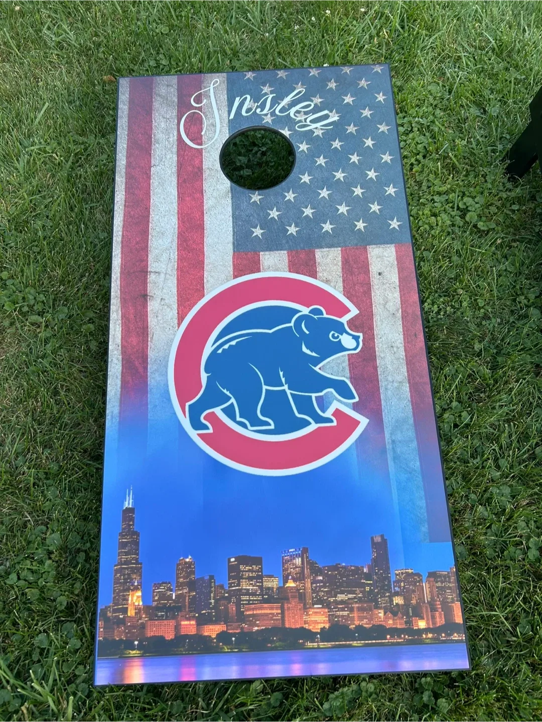 Custom Cornhole (Boards Only) White Sox, Bears image indicator(6)
