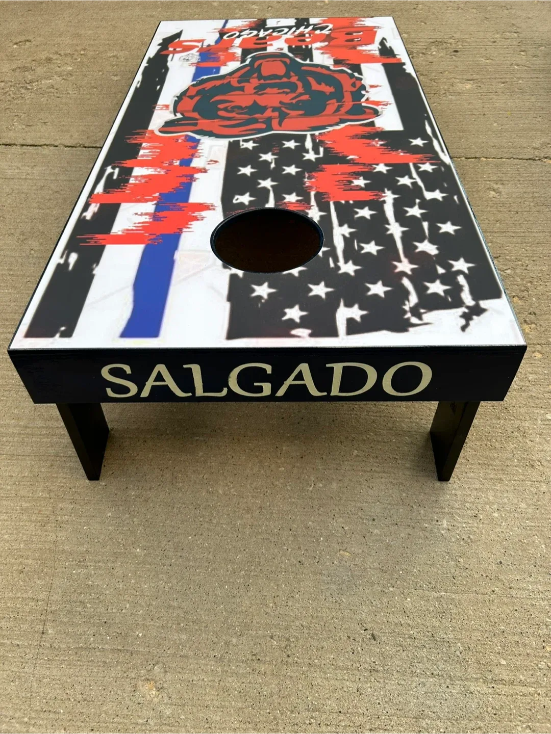 Custom Cornhole (Boards Only) White Sox, Bears image indicator(10)