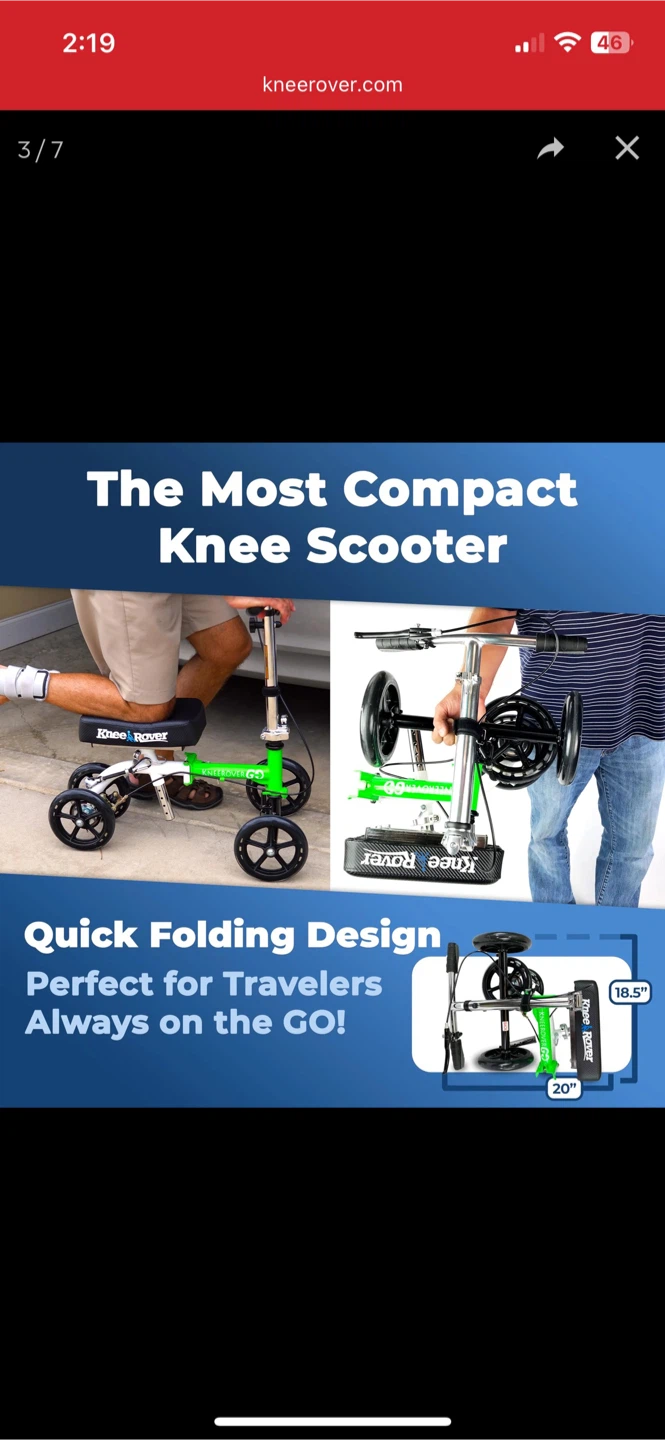 KneeRover GO Knee Scooter - photo 3