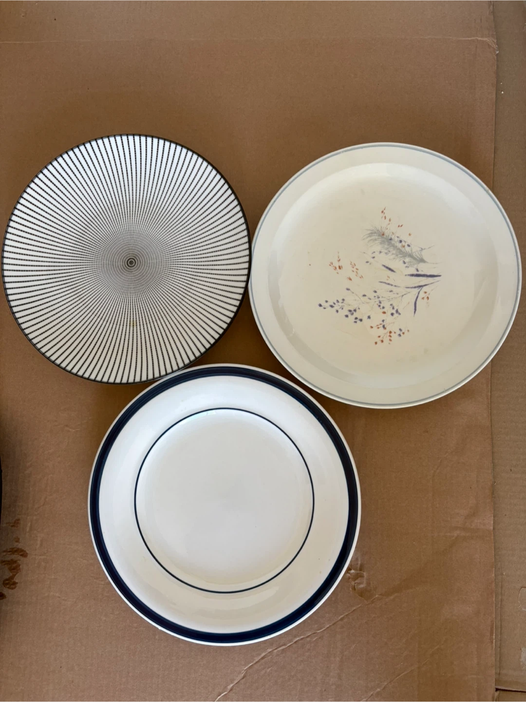 Assorted Decorative Plates - Set of 3