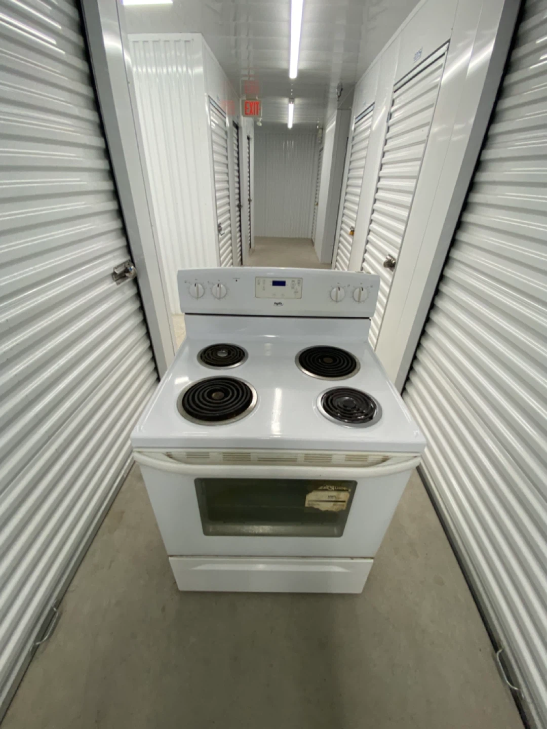 SLIGHTLY USED WHITE COIL STOVE - photo 3