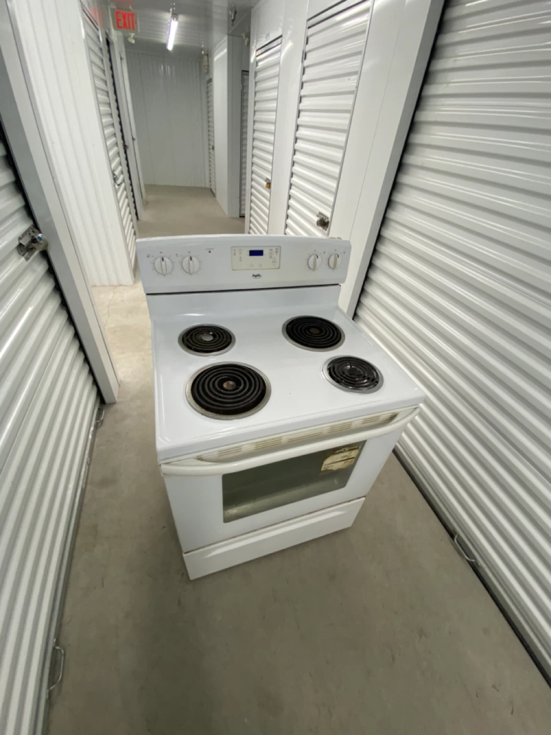 SLIGHTLY USED WHITE COIL STOVE - photo 4