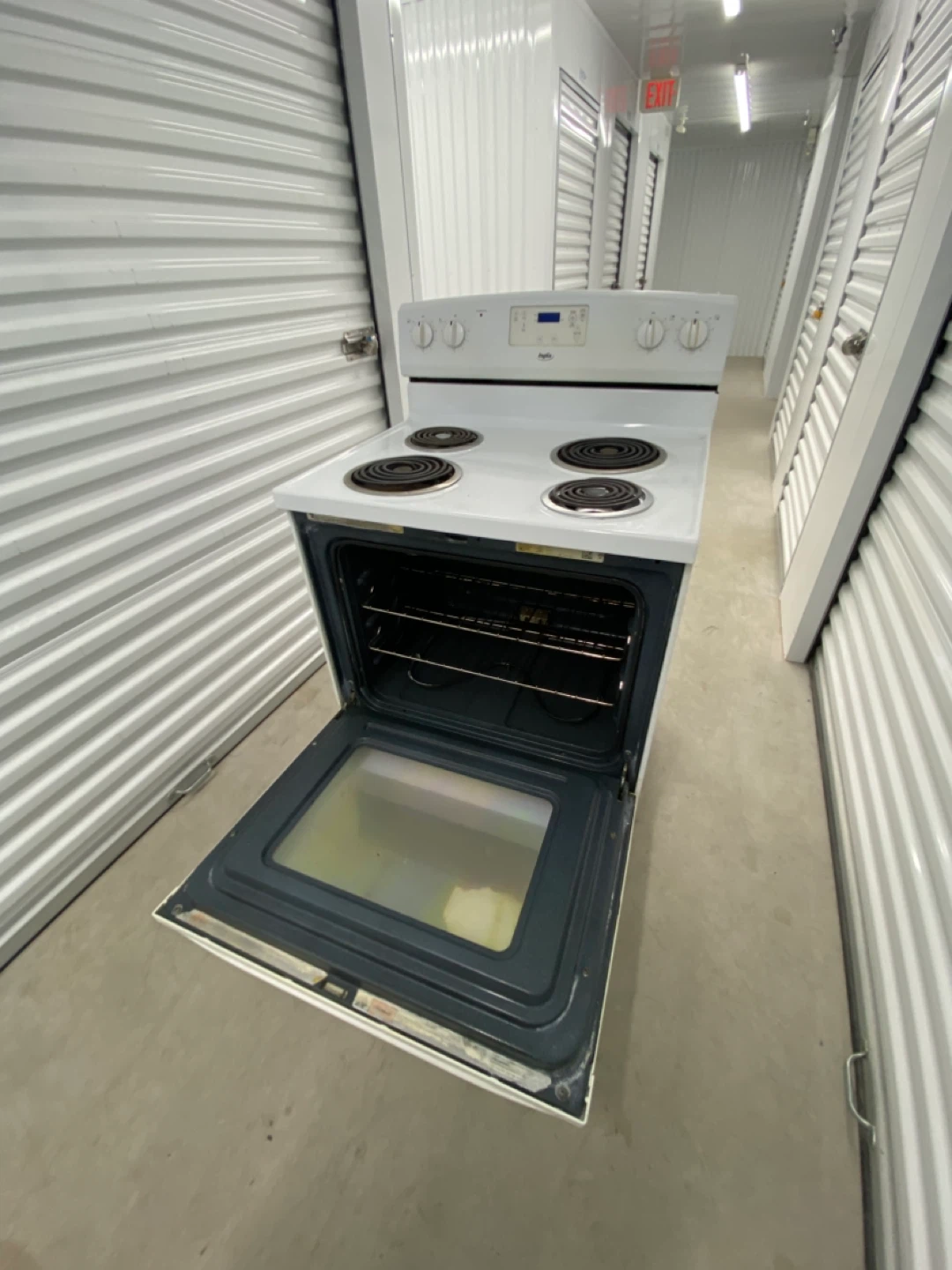 SLIGHTLY USED WHITE COIL STOVE - photo 5