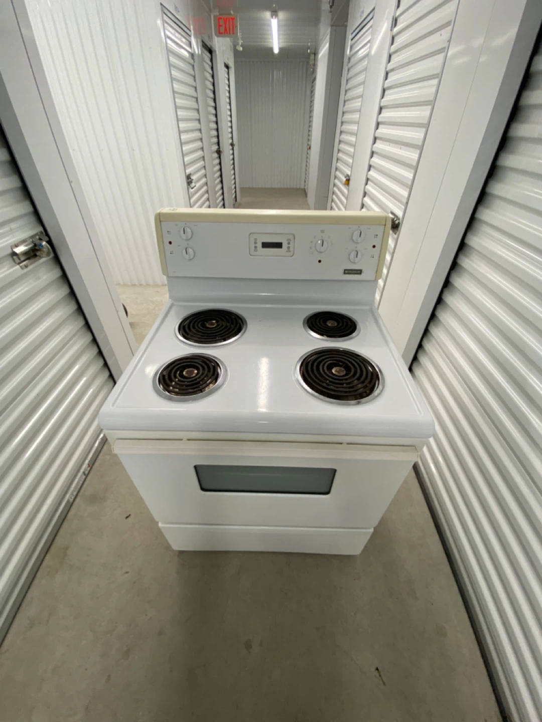 White Electric Range Stove
