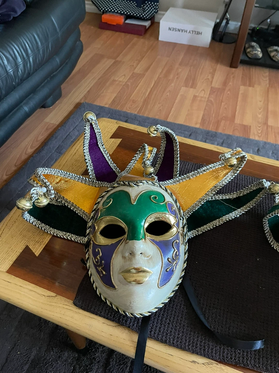 Mardi Gras Jester Mask (set of 2) - photo 4