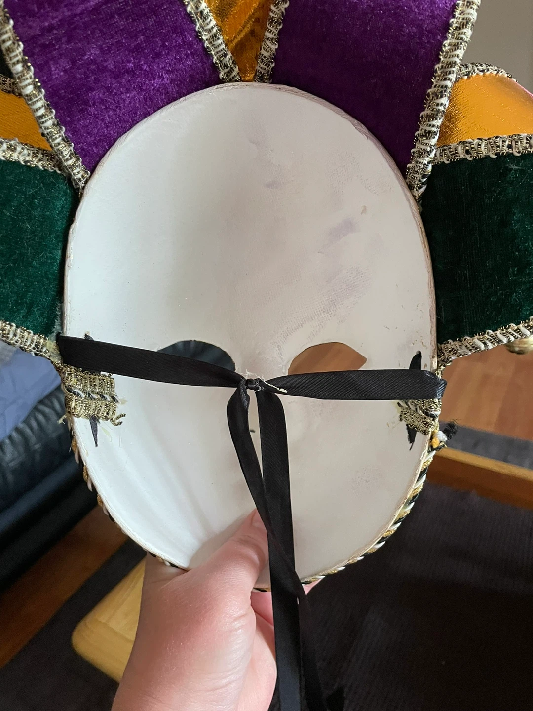 Mardi Gras Jester Mask (set of 2) - photo 3