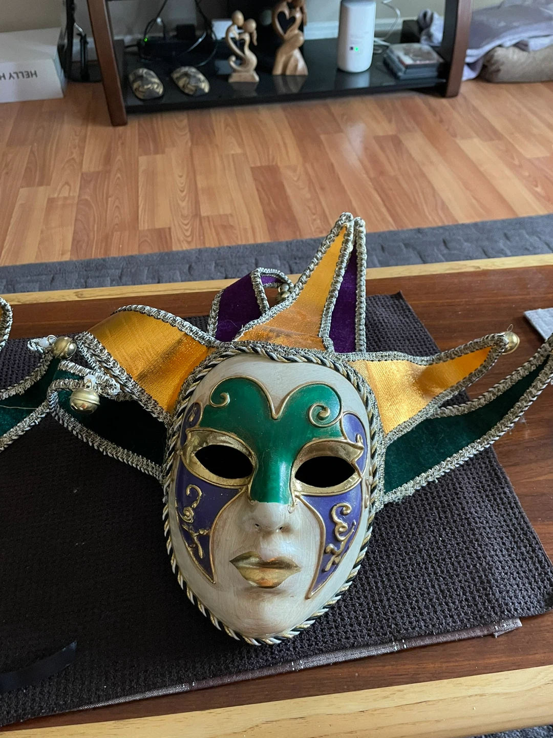 Mardi Gras Jester Mask (set of 2) - photo 2