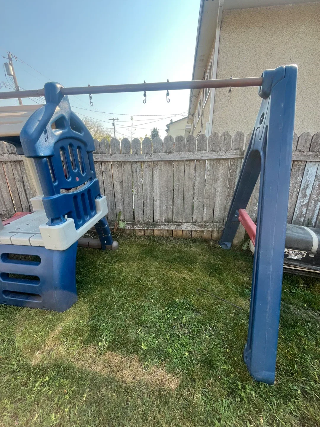 Kids Playset with Slide and swing attachment no swings image indicator(3)