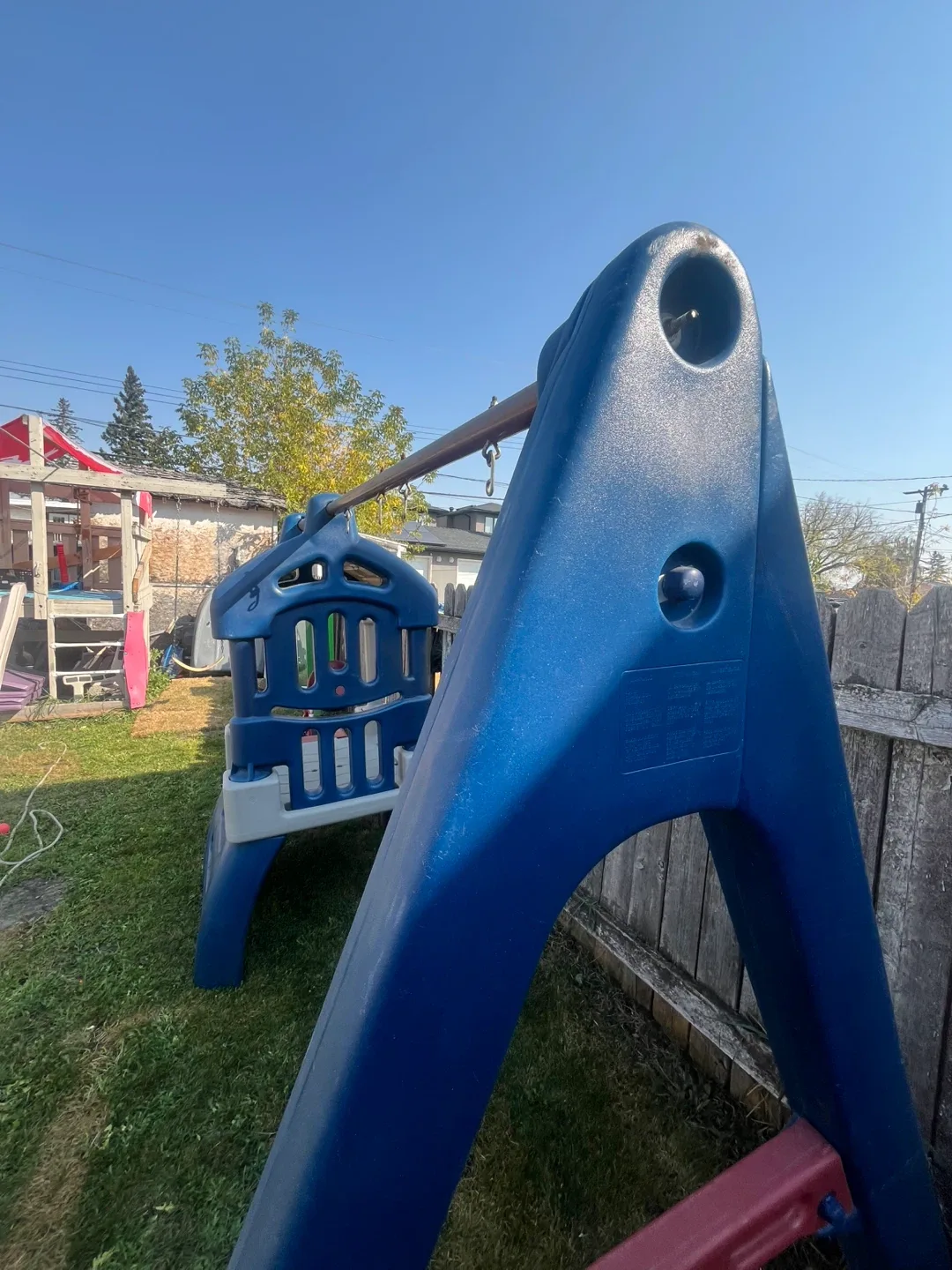 Kids Playset with Slide and swing attachment no swings image indicator(8)