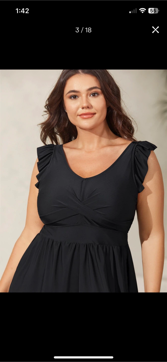 BloomChic Black Romper Swimsuit - photo 4