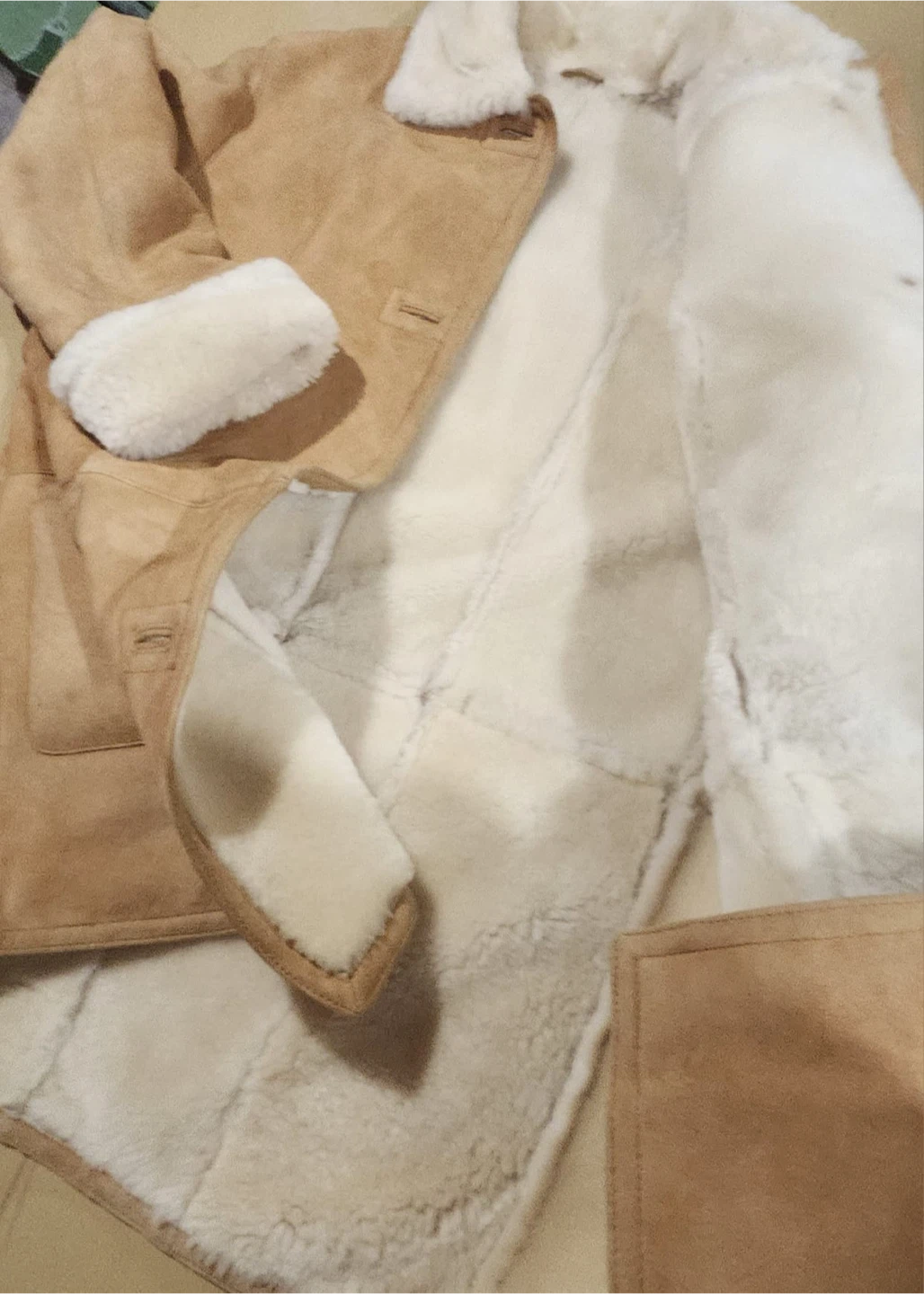 Shearling Coat - Size Medium - photo 2