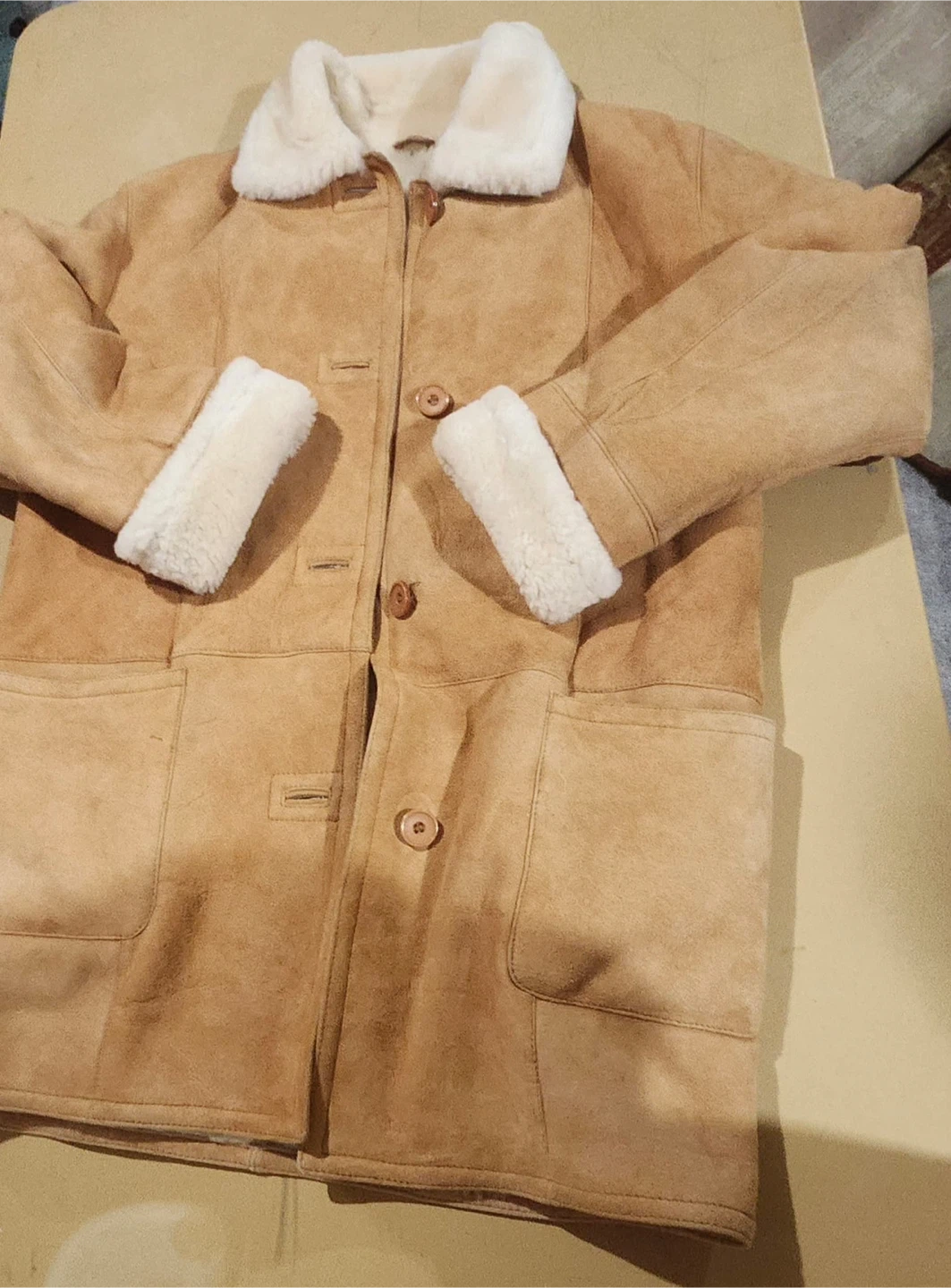 Shearling Coat - Size Medium