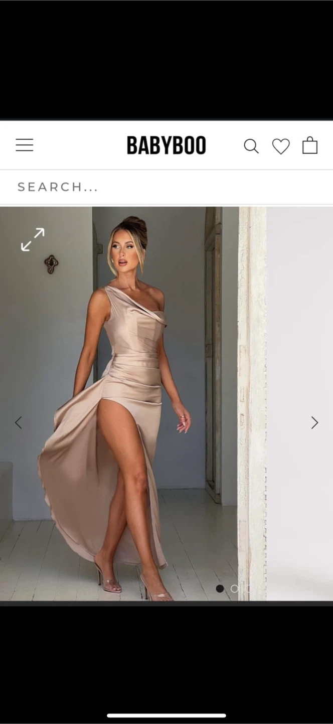BABYBOO One Shoulder Maxi Dress