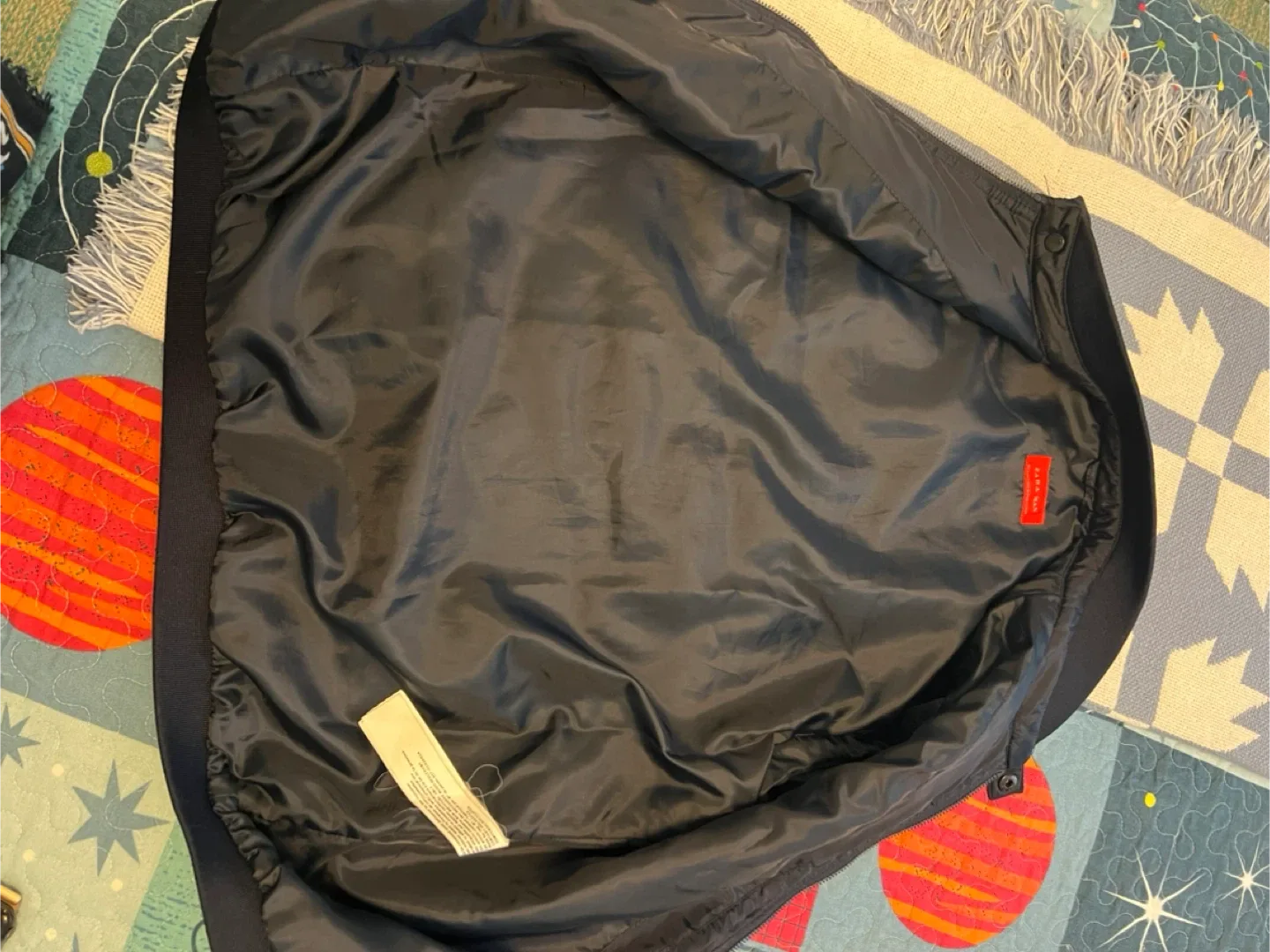 Zara Man Black Puffer Vest Size S image indicator(3)