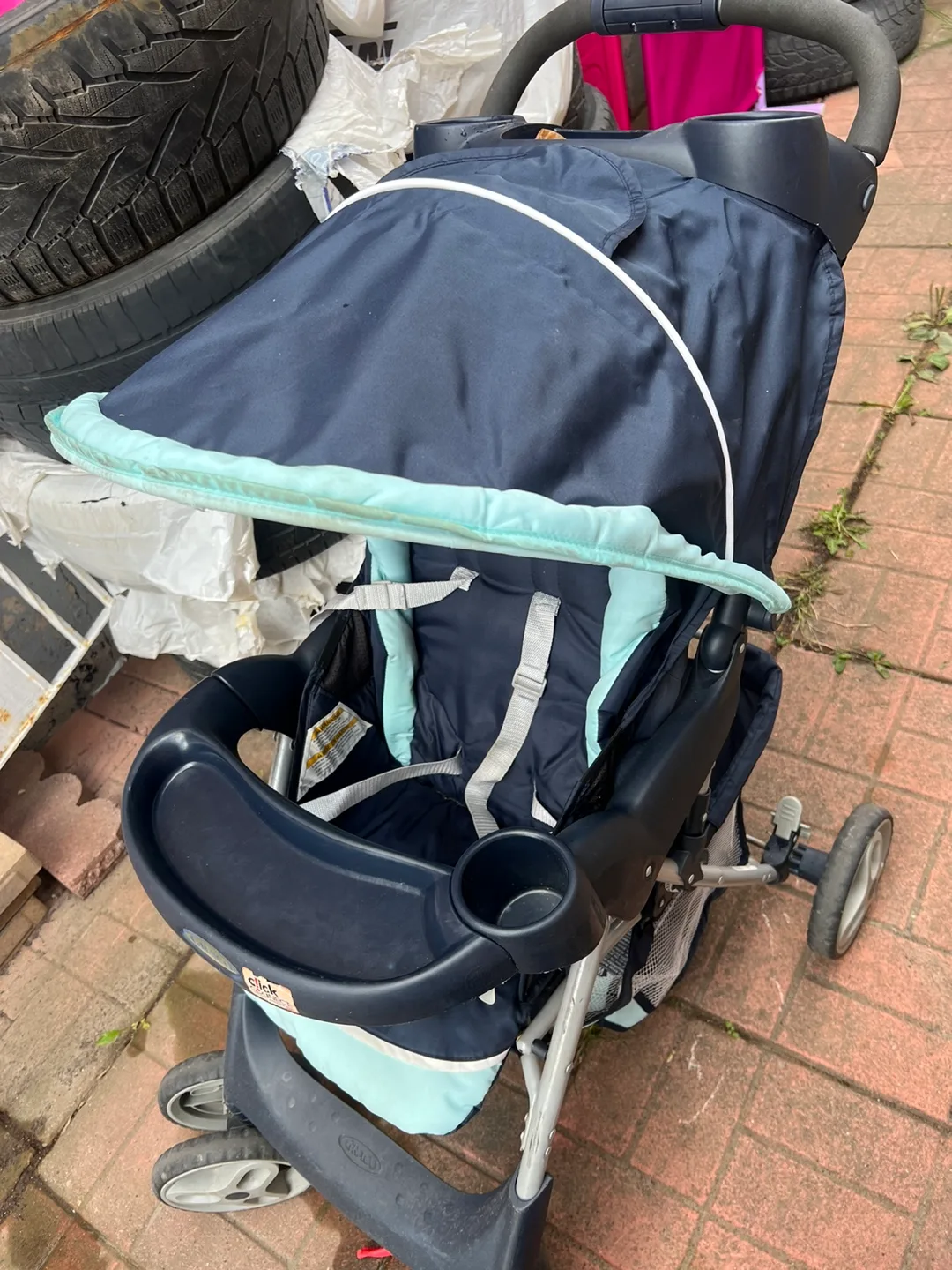 Graco Click Connect Stroller - Navy & Light Blue image indicator(3)