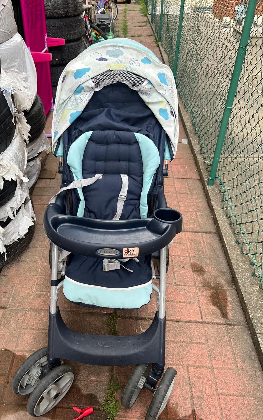 Graco Click Connect Stroller - Navy & Light Blue image indicator(4)