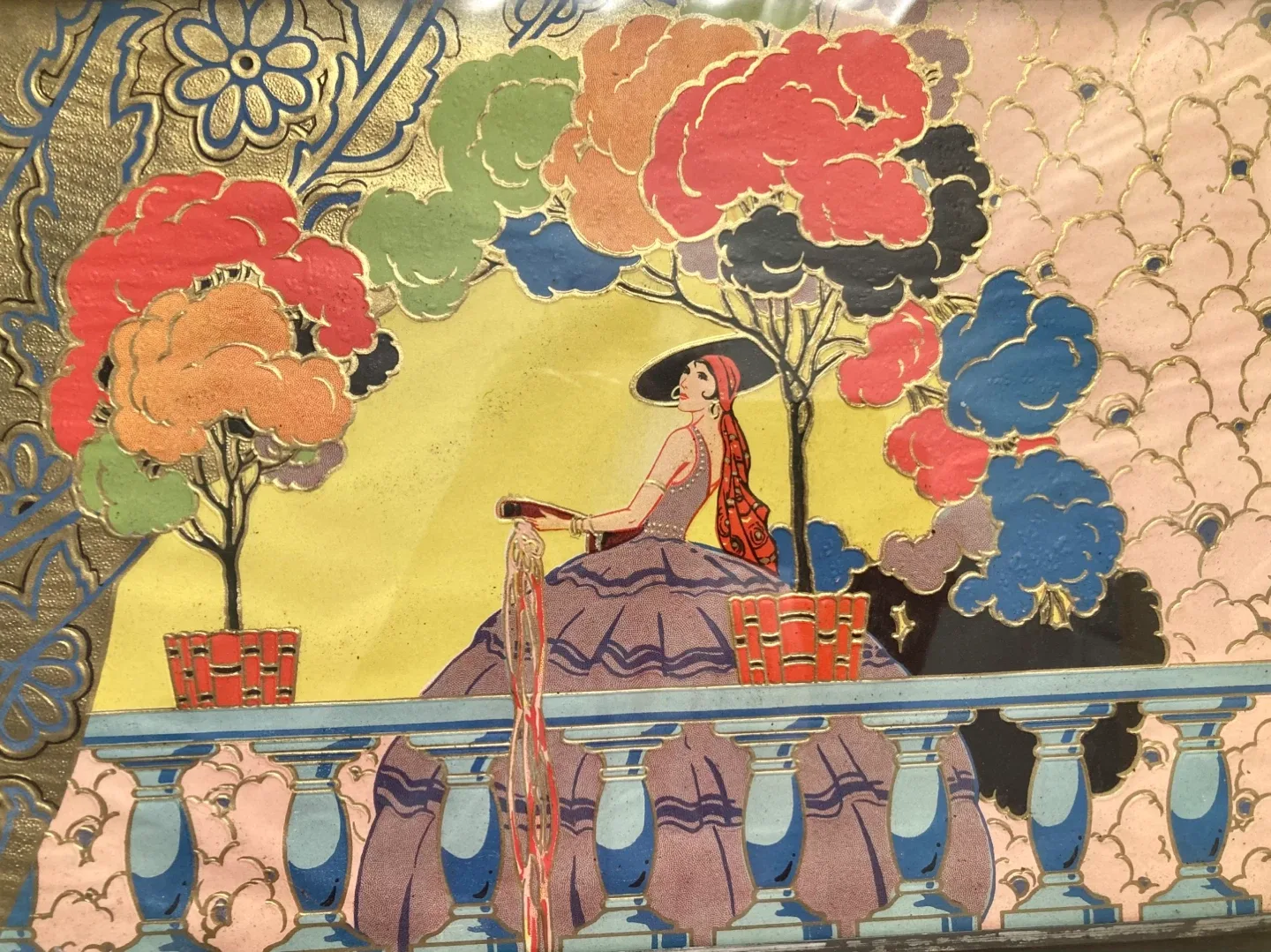 Vintage 1930s Art Deco Vanity Tray image indicator(3)