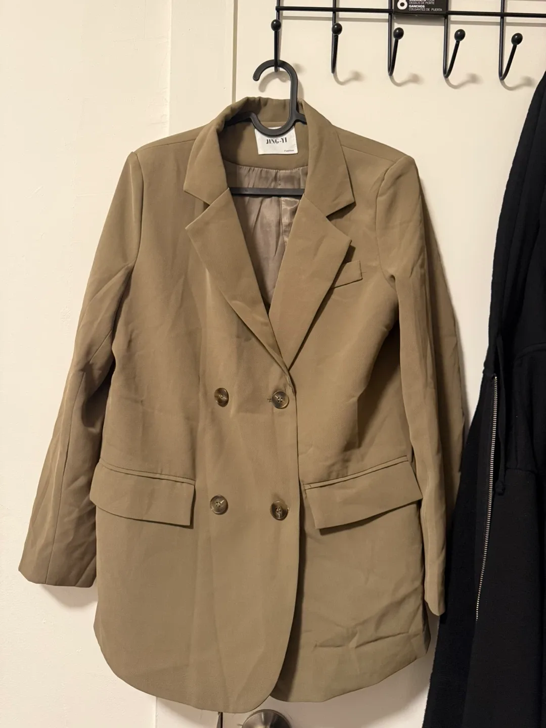 Brown Double Breasted Blazer - Size M thumbnail