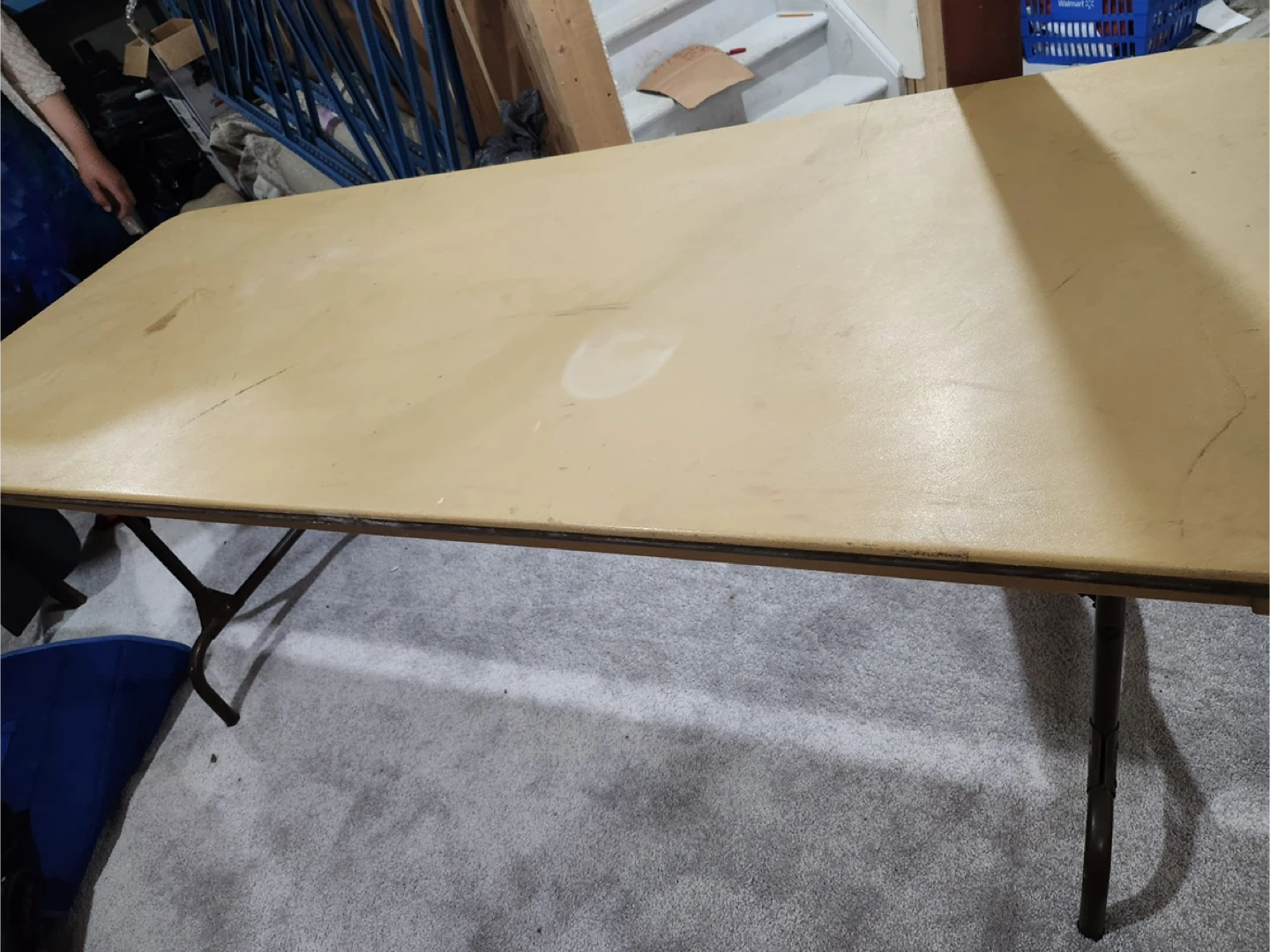 Folding Table - Beige