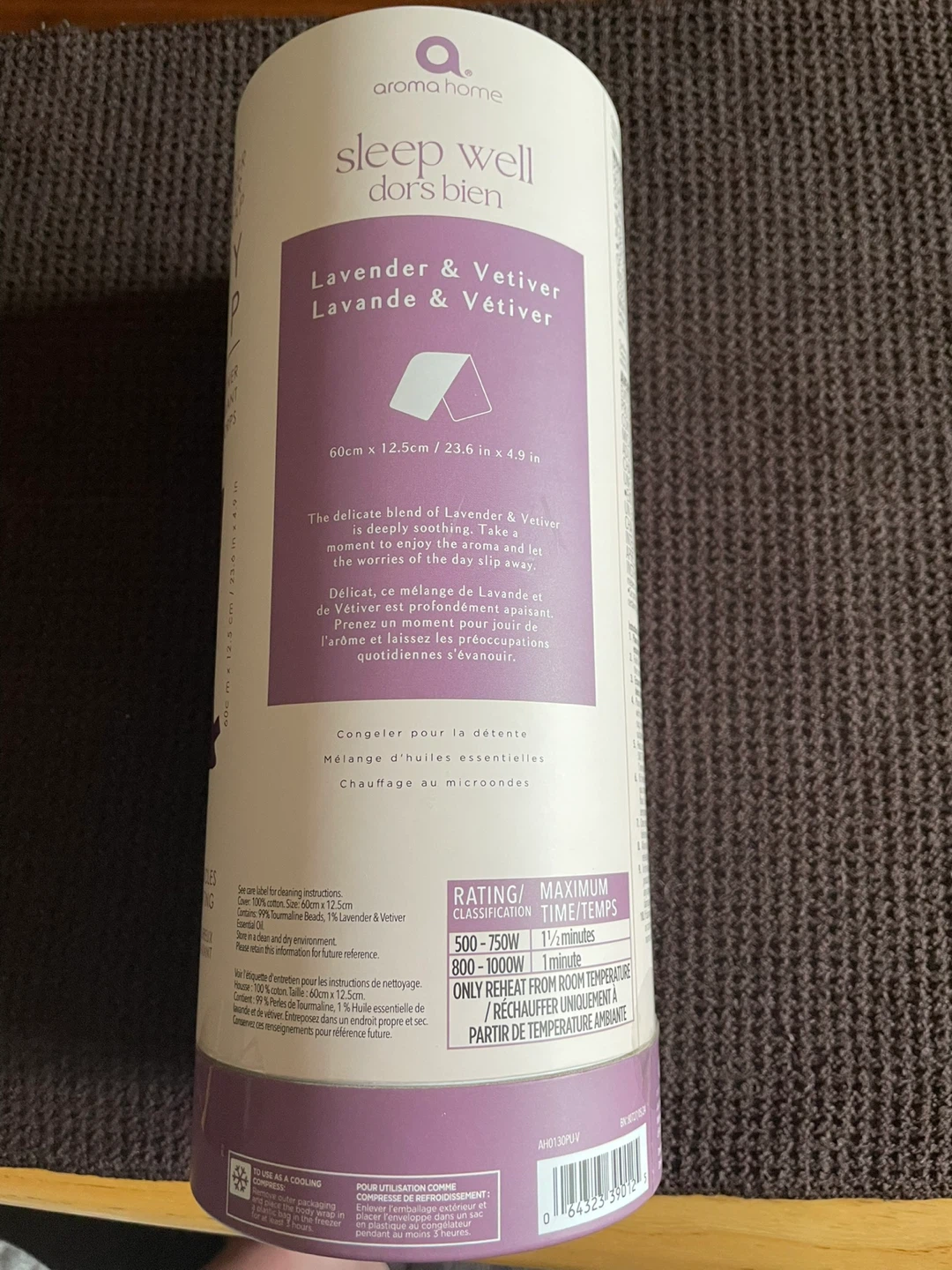 Aroma Home Sleep Well Lavender & Vetiver Body Wrap - photo 2