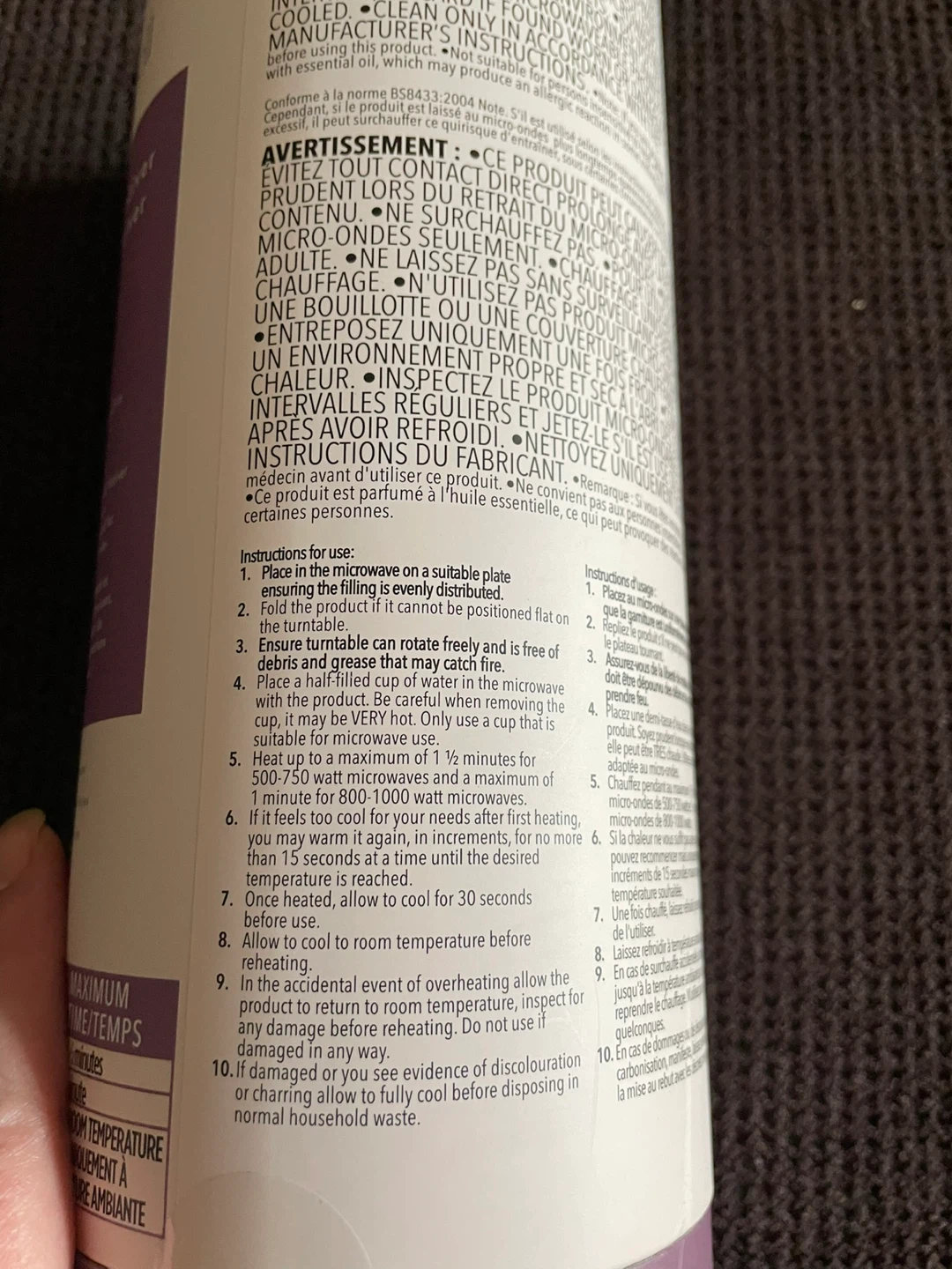 Aroma Home Sleep Well Lavender & Vetiver Body Wrap - photo 3