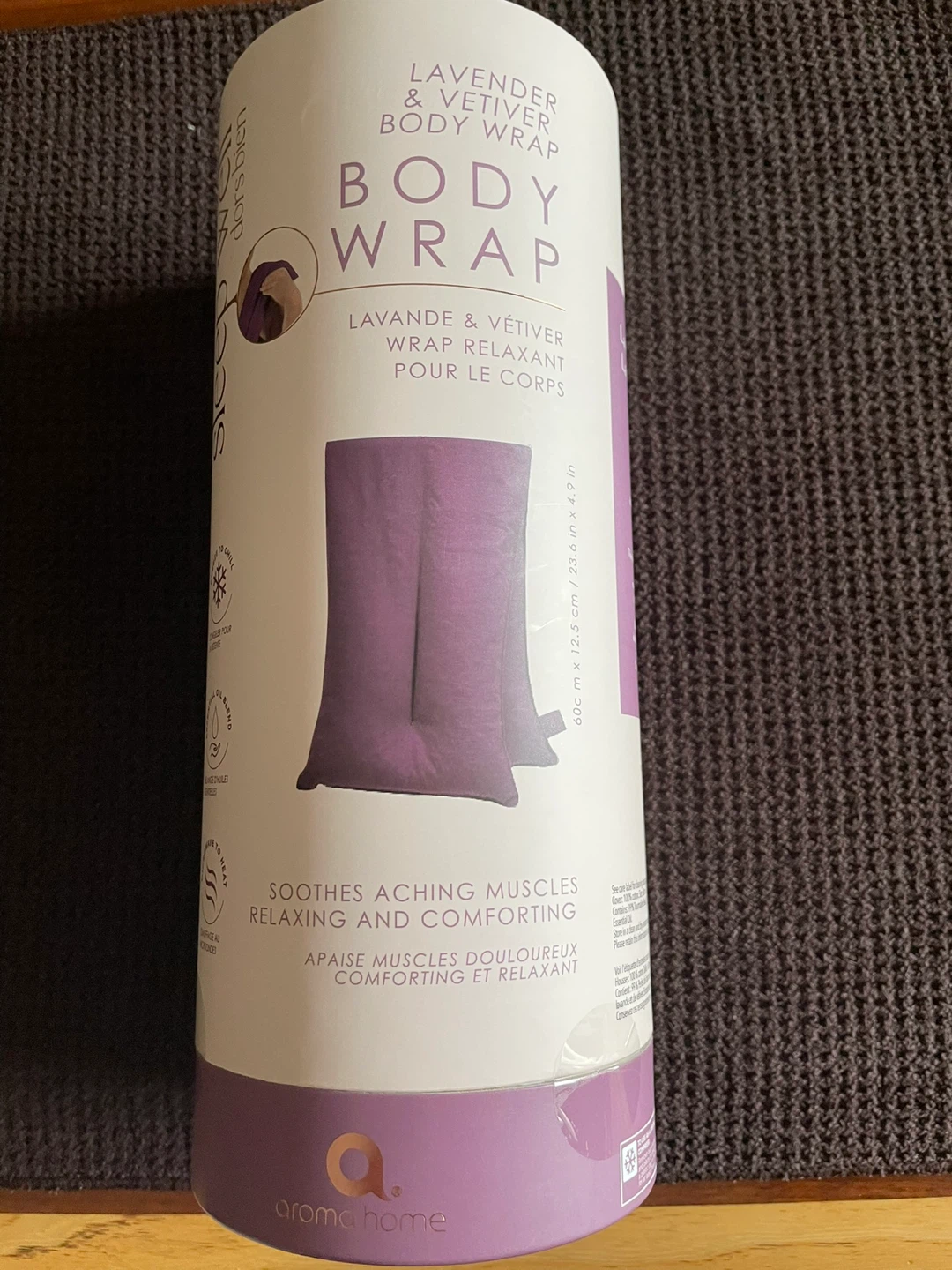 Aroma Home Sleep Well Lavender & Vetiver Body Wrap